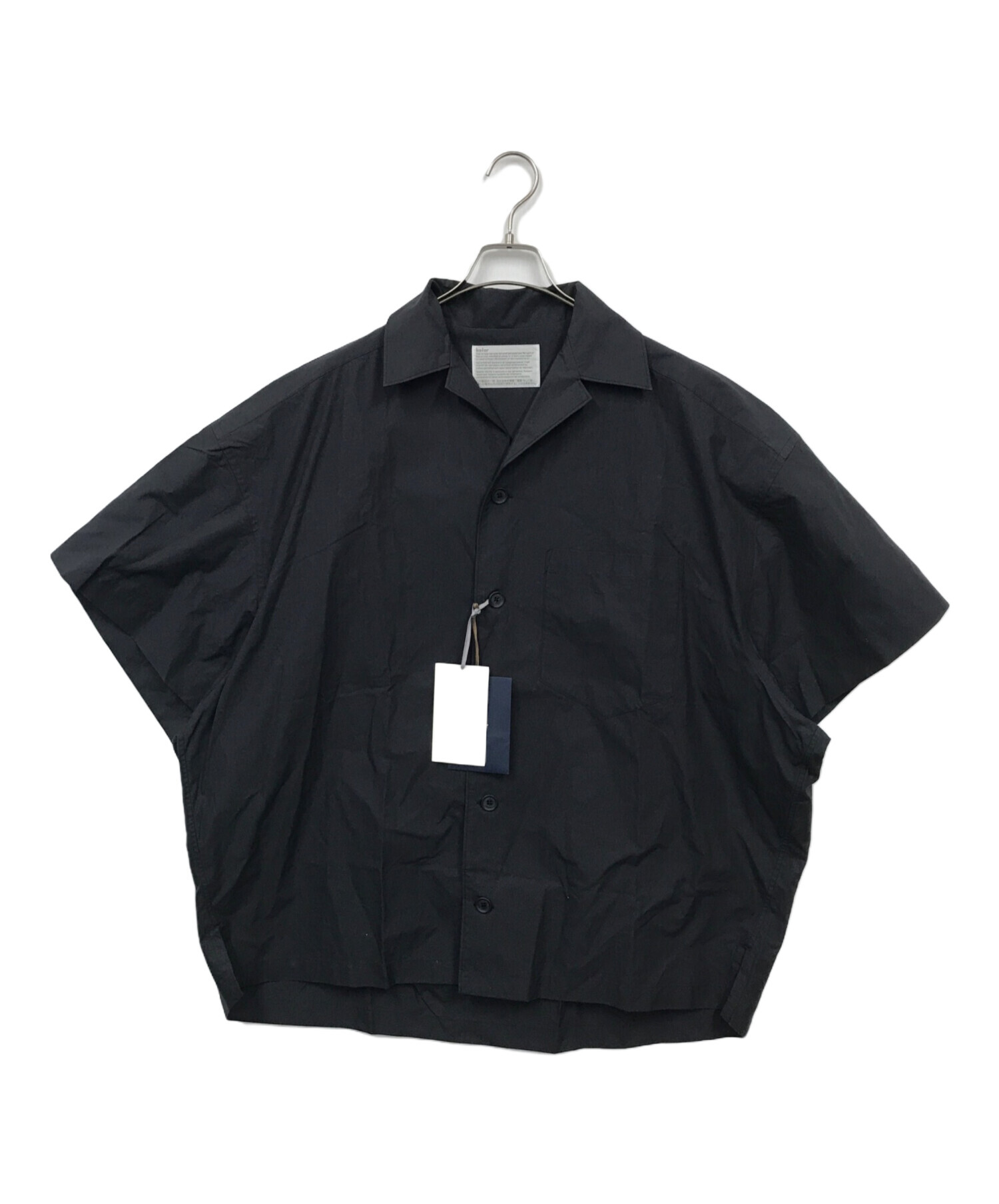 中古・古着通販】KOLOR (カラー) オープンカラーボックスシャツ グレー 