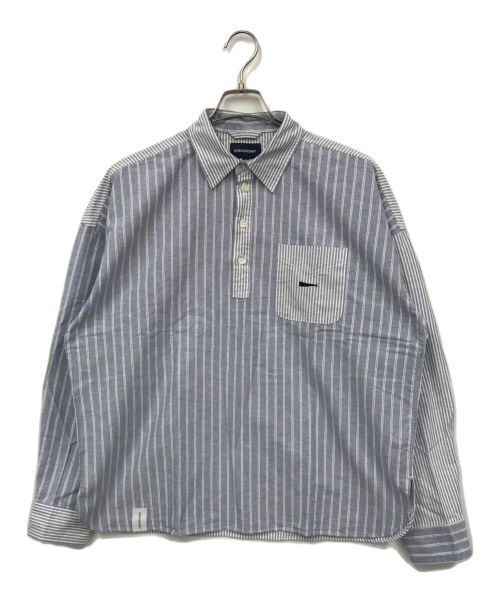 【定価21000円】DESCENDANT ストライプ 半袖シャツ サイズ2 定価21000円】DESCENDANT ストライプ 半袖シャツ サイズ2 定価21000円
