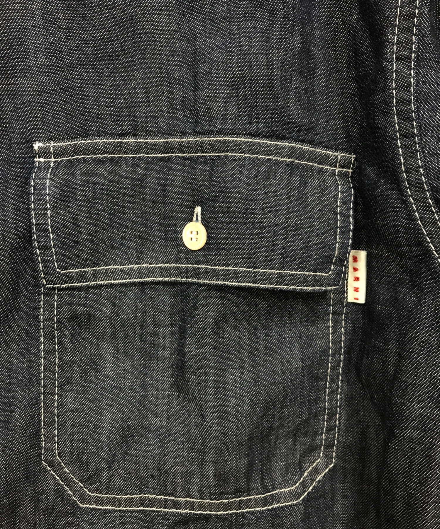 中古・古着通販】MARNI (マルニ) 3ポケットデニムシャツ