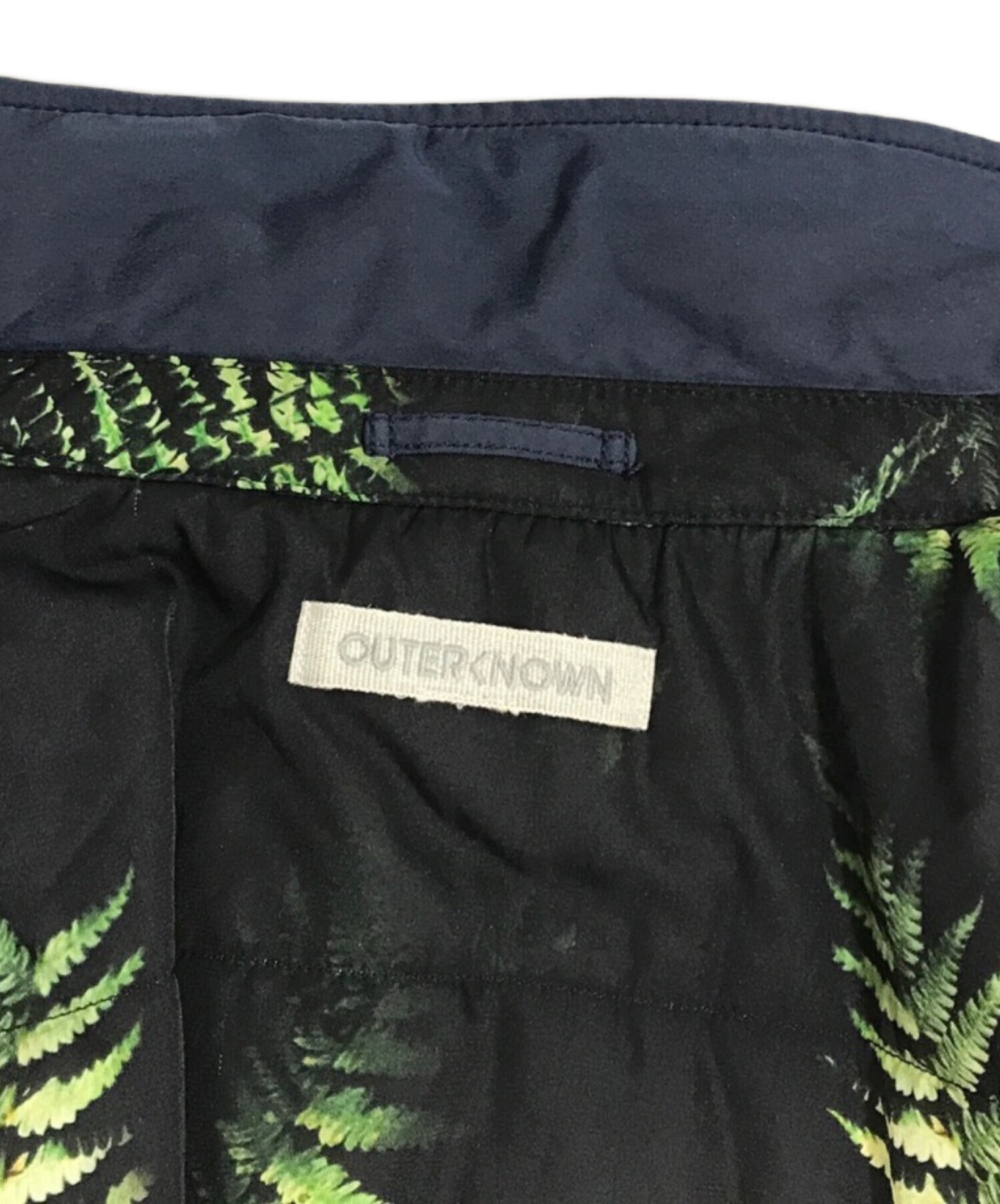 中古・古着通販】OUTERKNOWN (アウターノーン) 中綿ジャケット ブルー