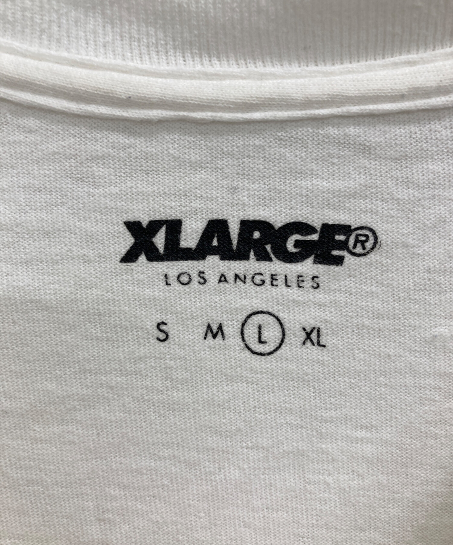 中古・古着通販】X-LARGE (エクストララージ) Tシャツ ホワイト サイズ 