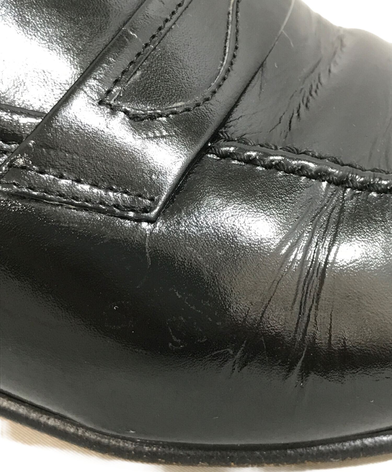 中古・古着通販】GUCCI (グッチ) ローファー ブラック サイズ:41