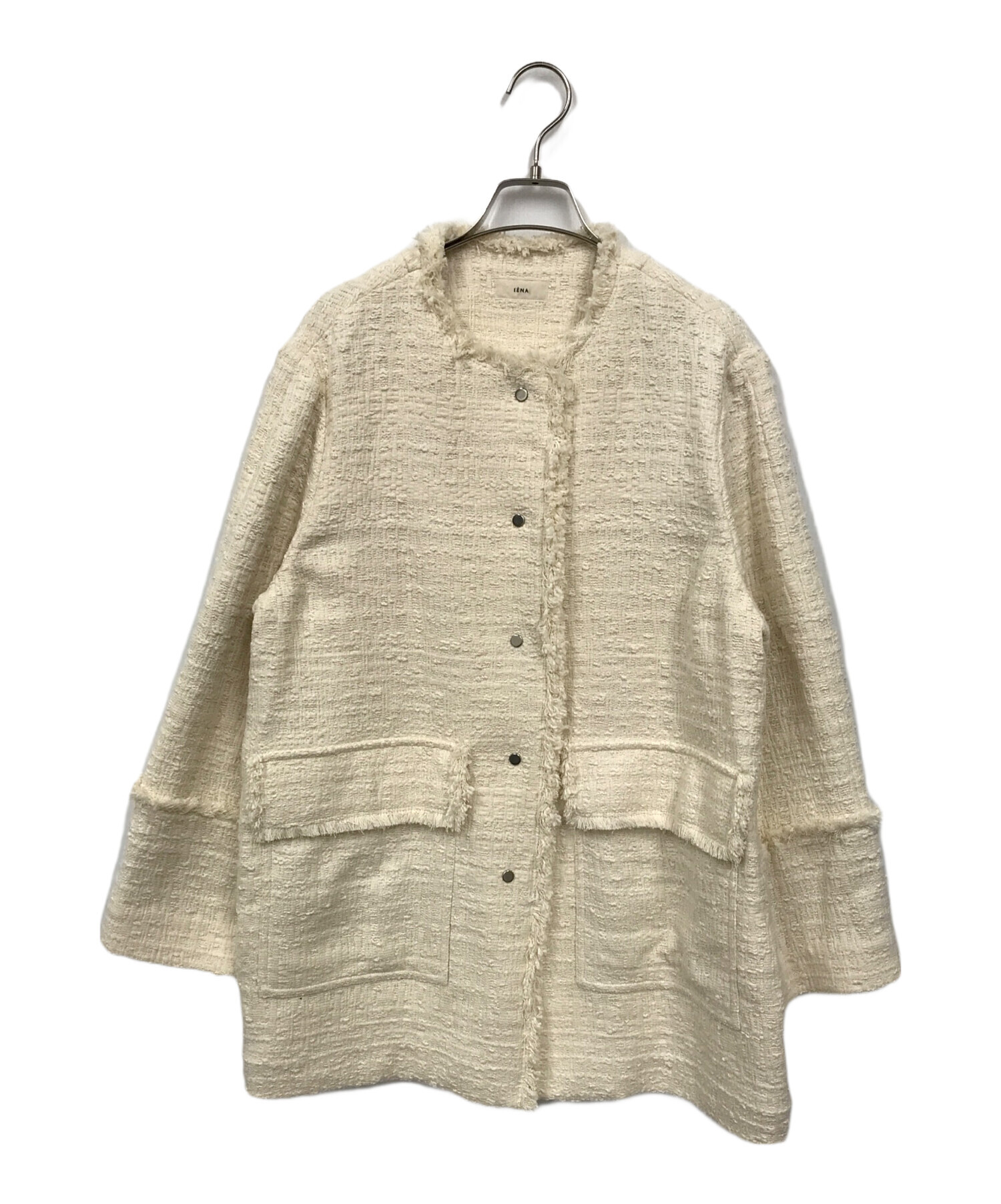 IENA ツイード　ジャケット GIOLICA ツイードジャケット（ノーカラージャケット）｜IENA（イエナ