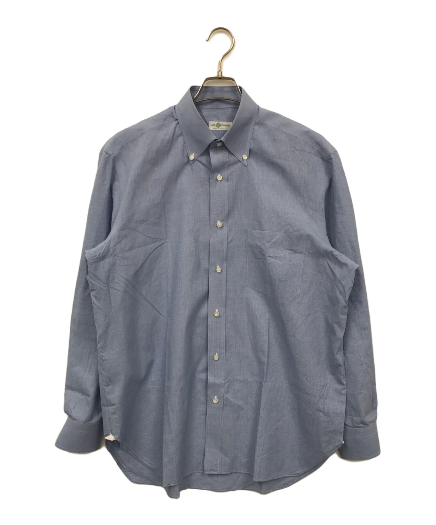 【未使用品】ルイジボレッリ LUIGI BORRELLI ブルー　青色　タグ付き 中古・古着通販】LUIGI BORRELLI NAPOLI (ルイジ ボレッリ ナポリ