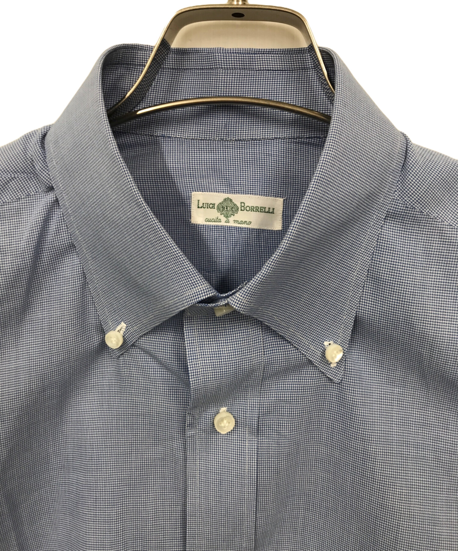 中古・古着通販】LUIGI BORRELLI (ルイジボレッリ) ボタンダウンシャツ