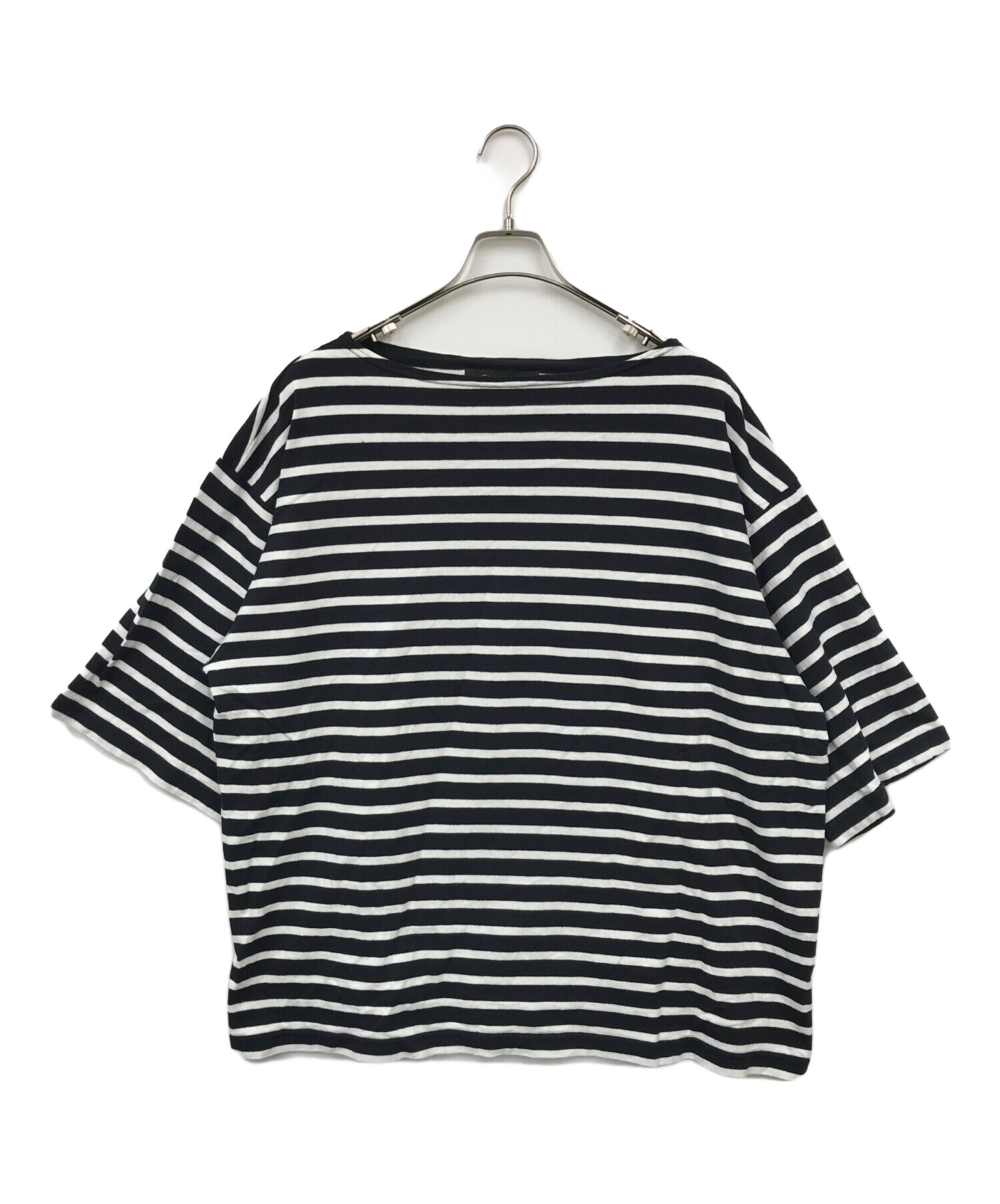 中古・古着通販】OUTIL (ウティ) S/Sバスクシャツ ネイビー サイズ:3 