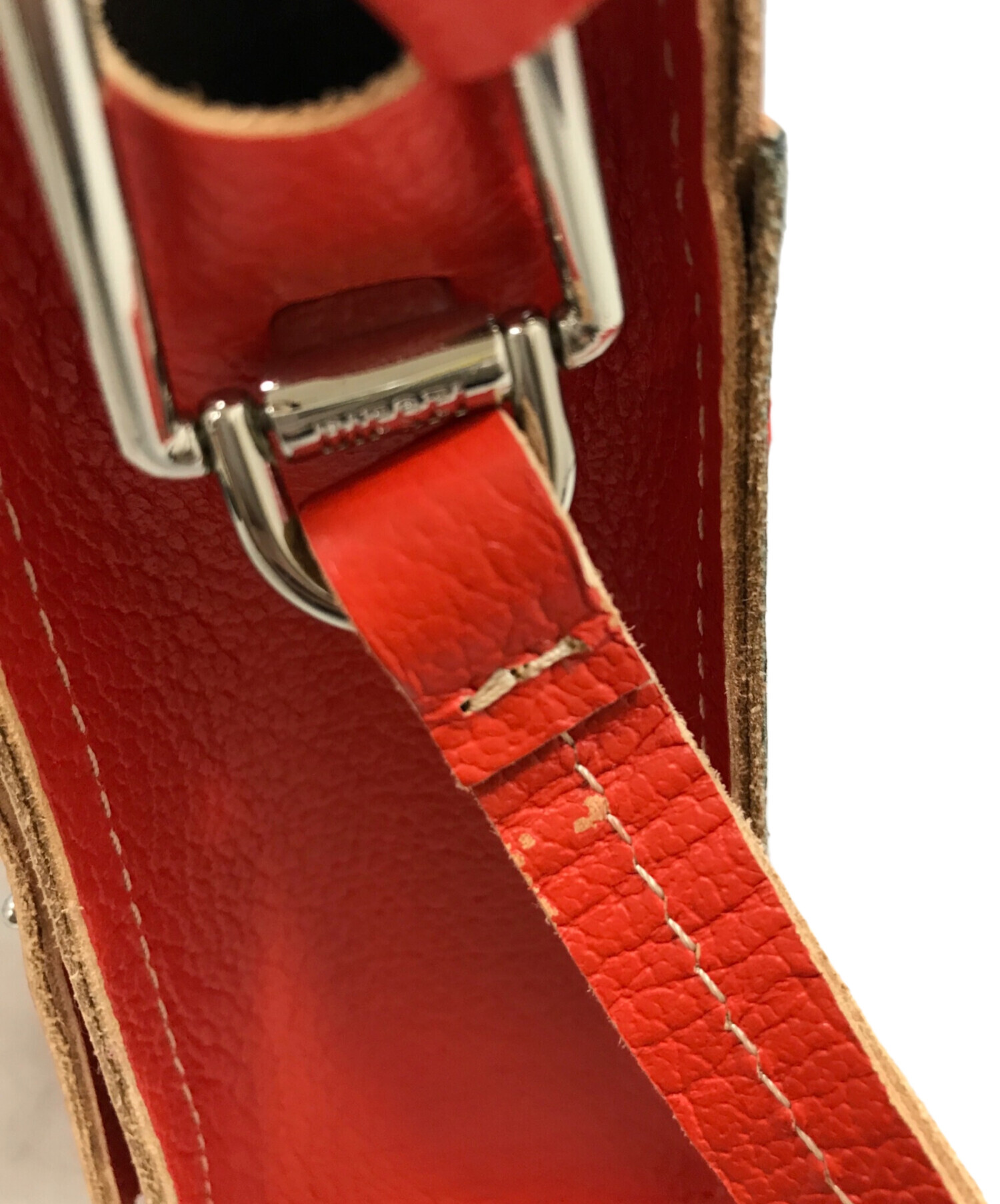 中古・古着通販】DIESEL (ディーゼル) ショルダーバッグ レッド
