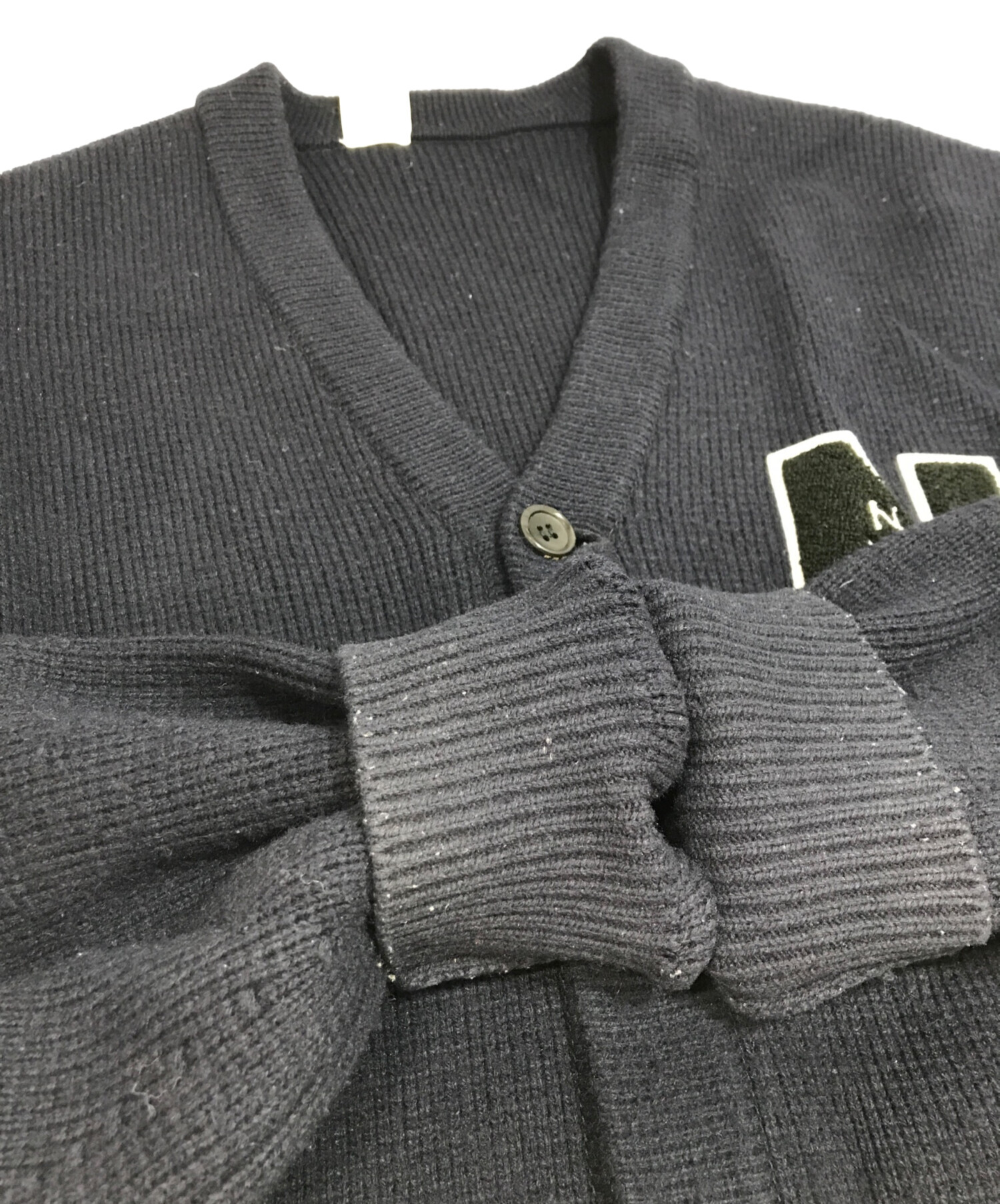 中古・古着通販】N.HOOLYWOOD (エヌ ハリウッド) レタードカーディガン 