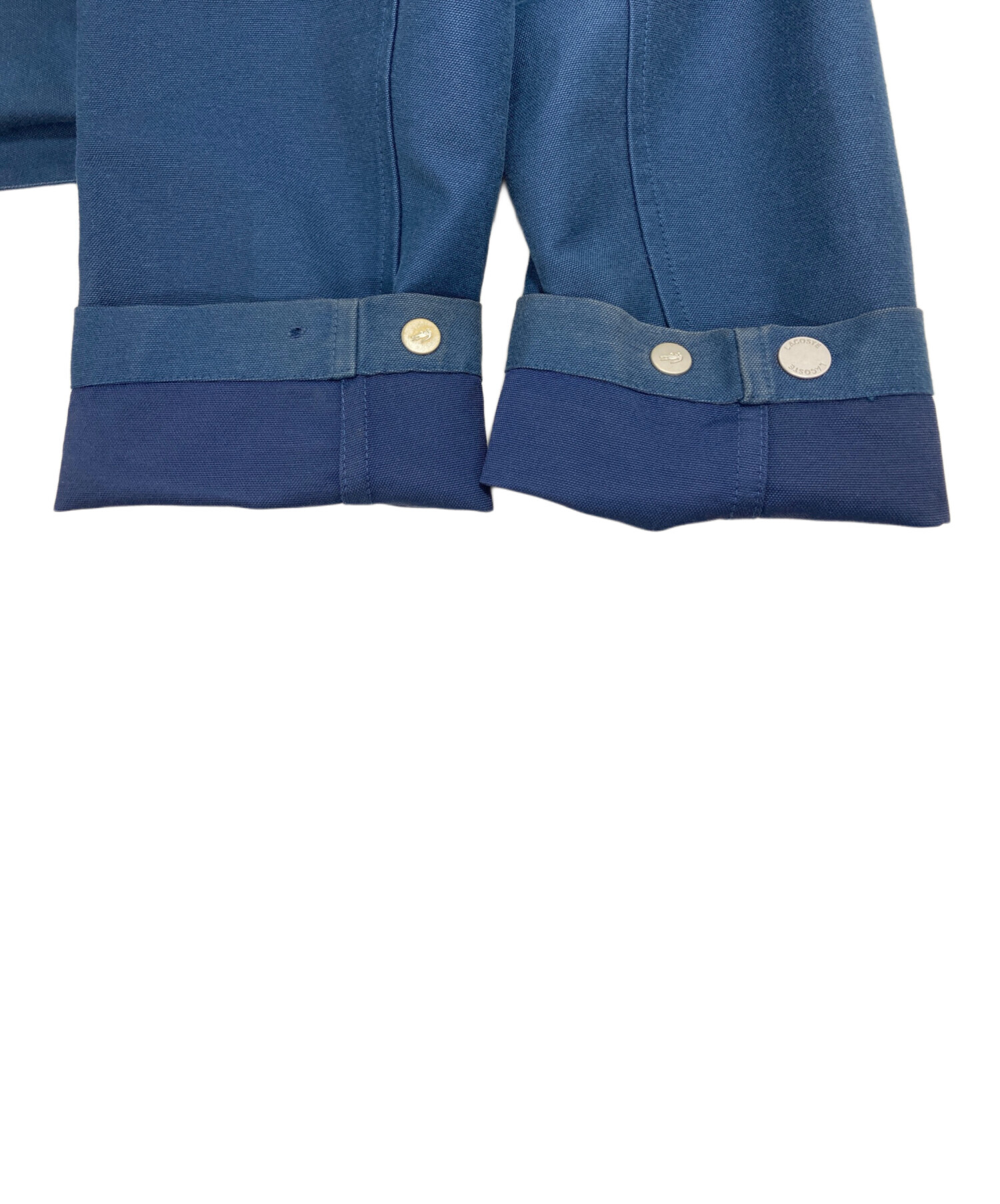 中古・古着通販】LACOSTE (ラコステ) ジップ比翼ジャケット ネイビー