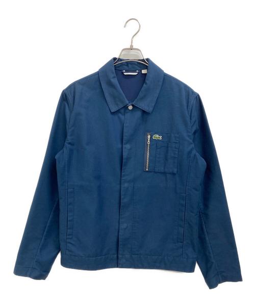 ラコステ　ジップジャケット　50 中古・古着通販】LACOSTE (ラコステ) ジップ比翼ジャケット ネイビー