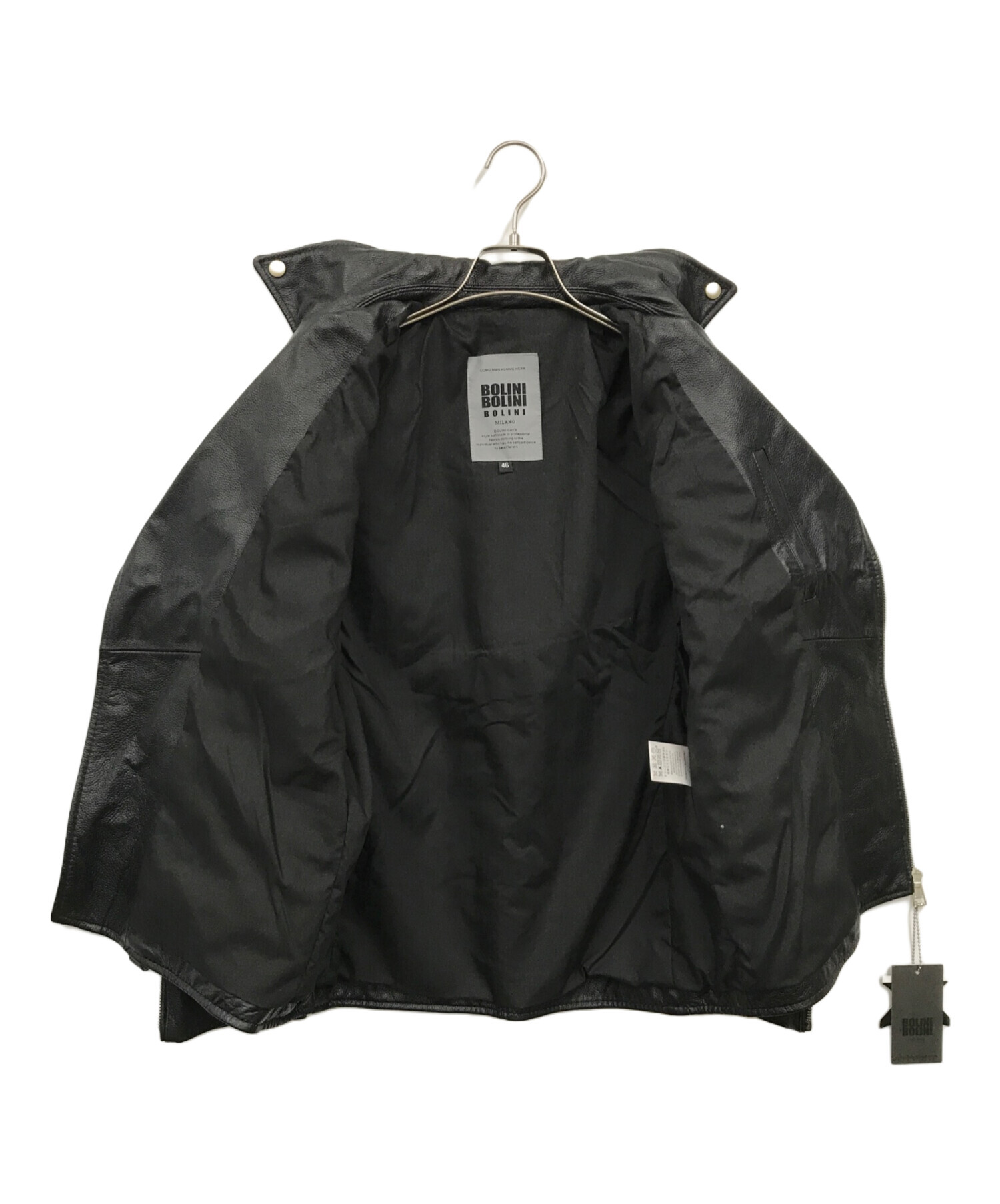 中古・古着通販】BOLINI (ボリーニ) レザーライダースジャケット