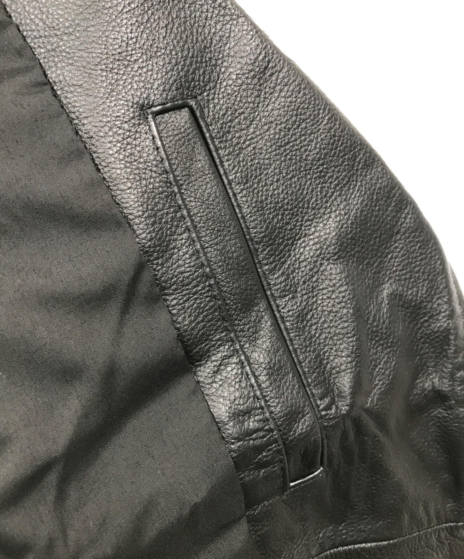 中古・古着通販】BOLINI (ボリーニ) レザーライダースジャケット