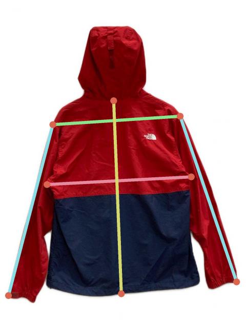 THE NORTH FACE マウンテンパーカー ネイビー/レッド　サイズM 中古・古着通販】THE NORTH FACE (ザ ノース フェイス) マウンテン
