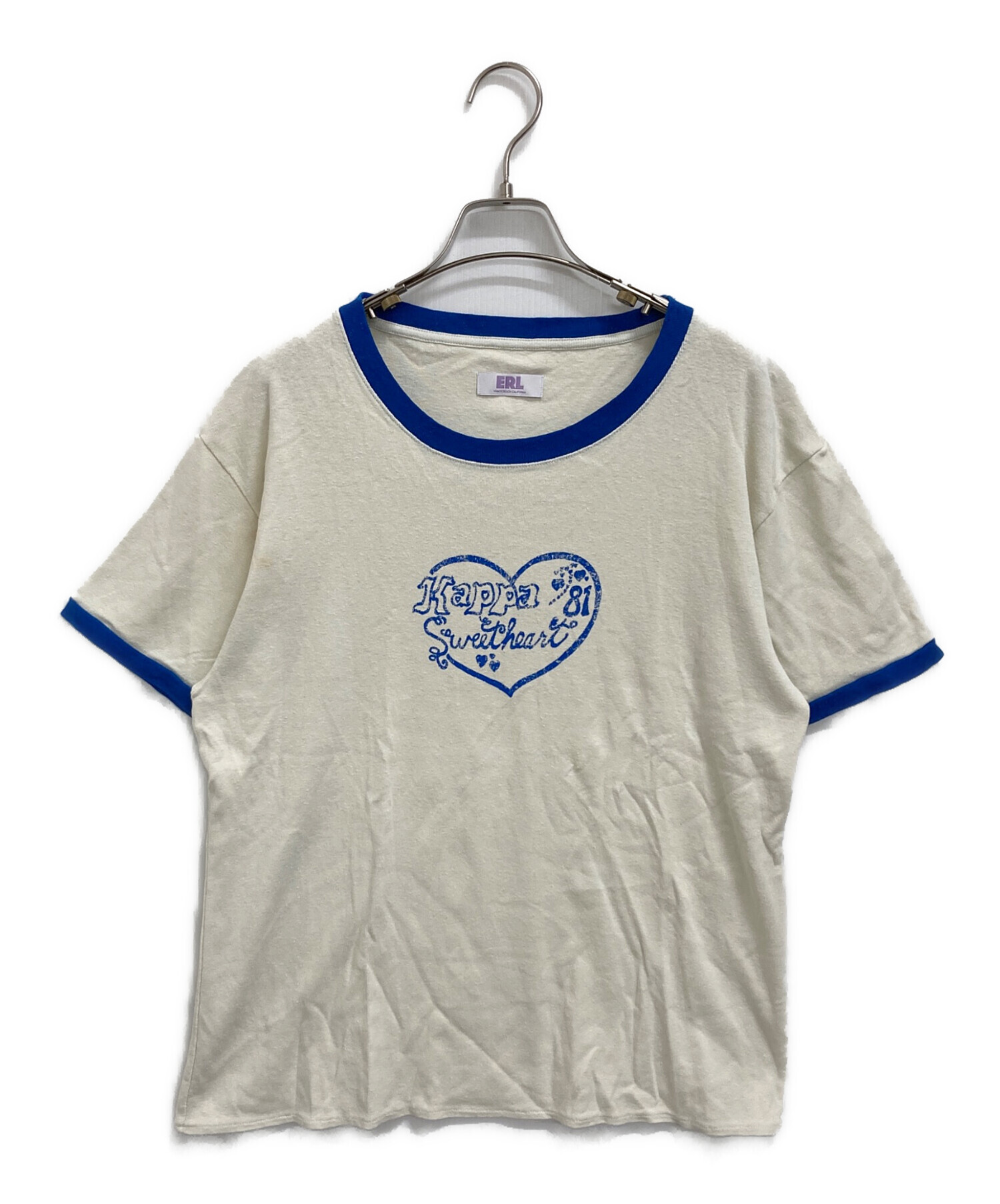 中古・古着通販】ERL (イーアールエル) GRAPHIC T-SHIRT ホワイト 
