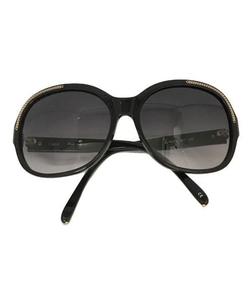 中古・古着通販】Chloe (クロエ) チェーンデザインサングラス ブラック
