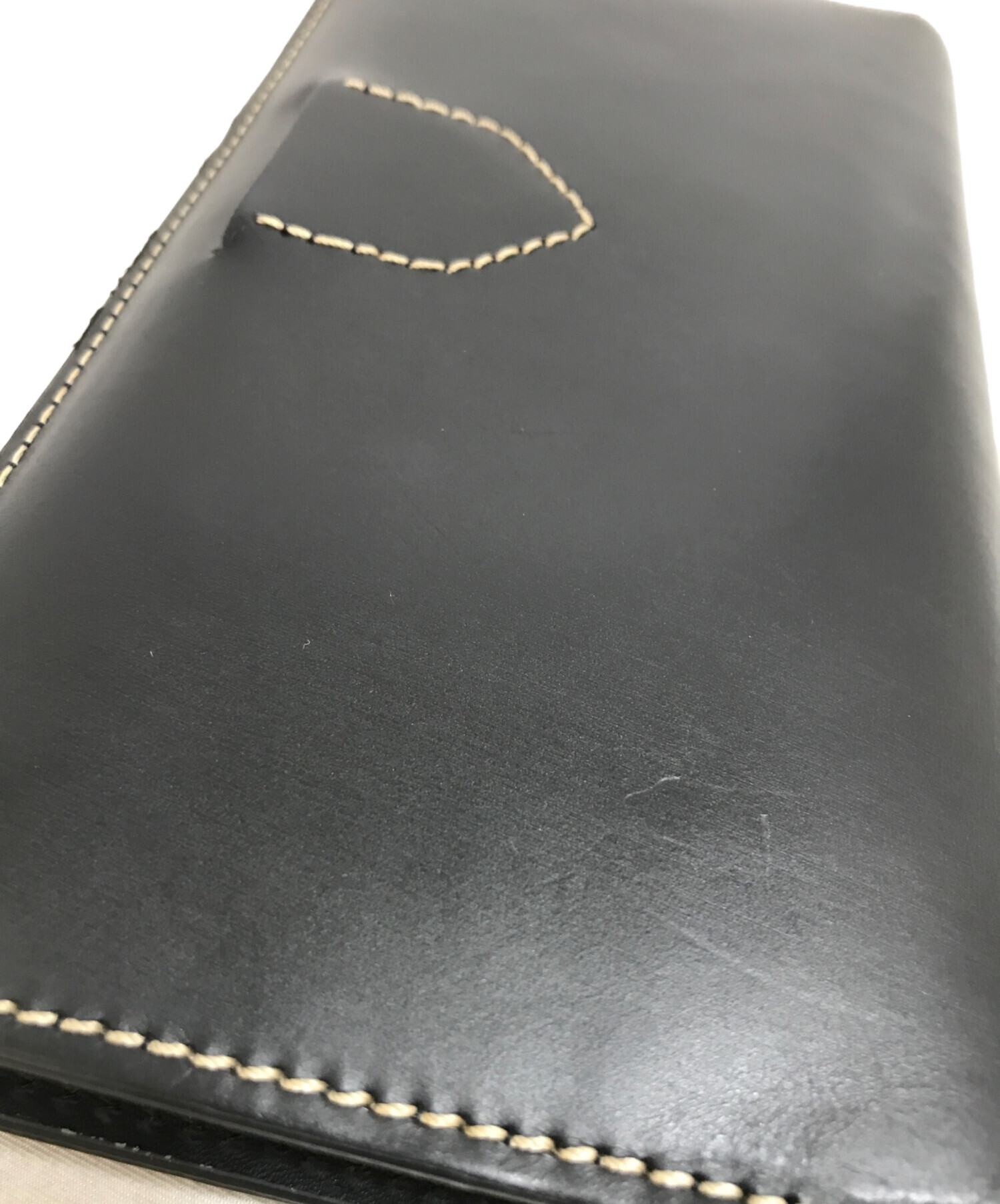 中古・古着通販】Maison Margiela (メゾンマルジェラ) 長財布 ブラック