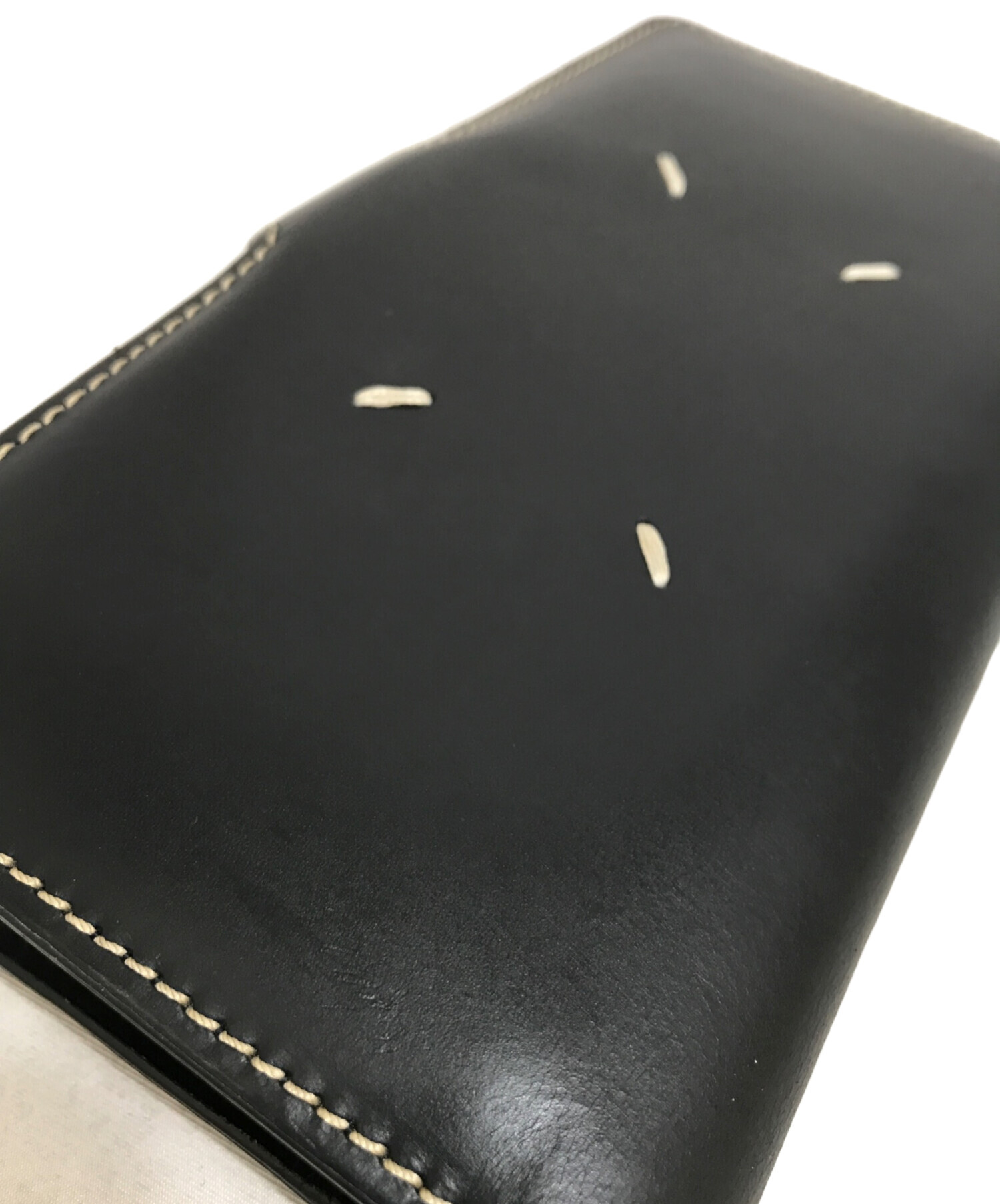 中古・古着通販】Maison Margiela (メゾンマルジェラ) 長財布 ブラック