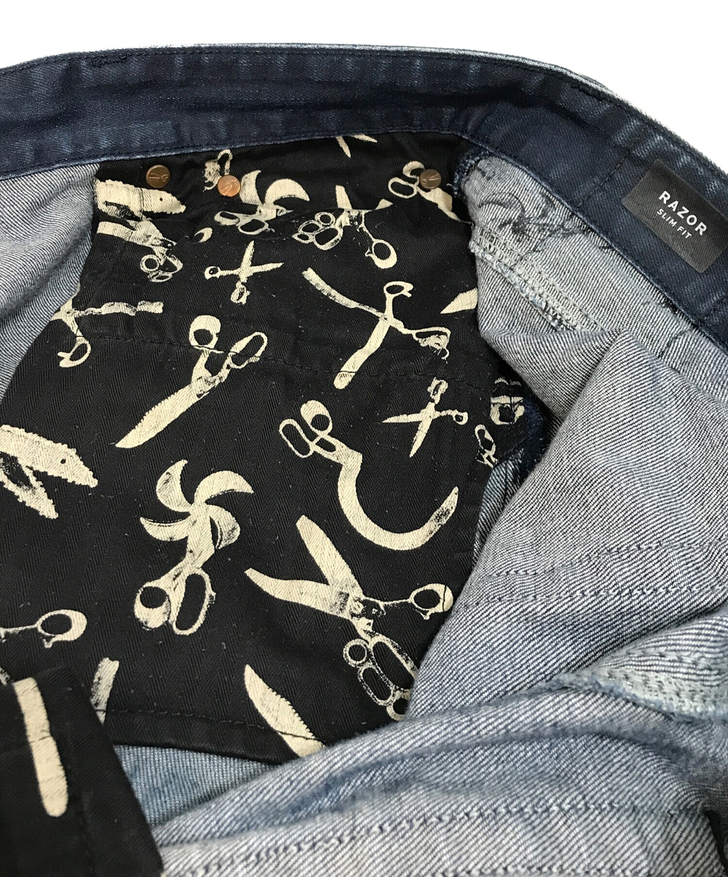 中古・古着通販】Denham (デンハム) デニムパンツ インディゴ サイズ