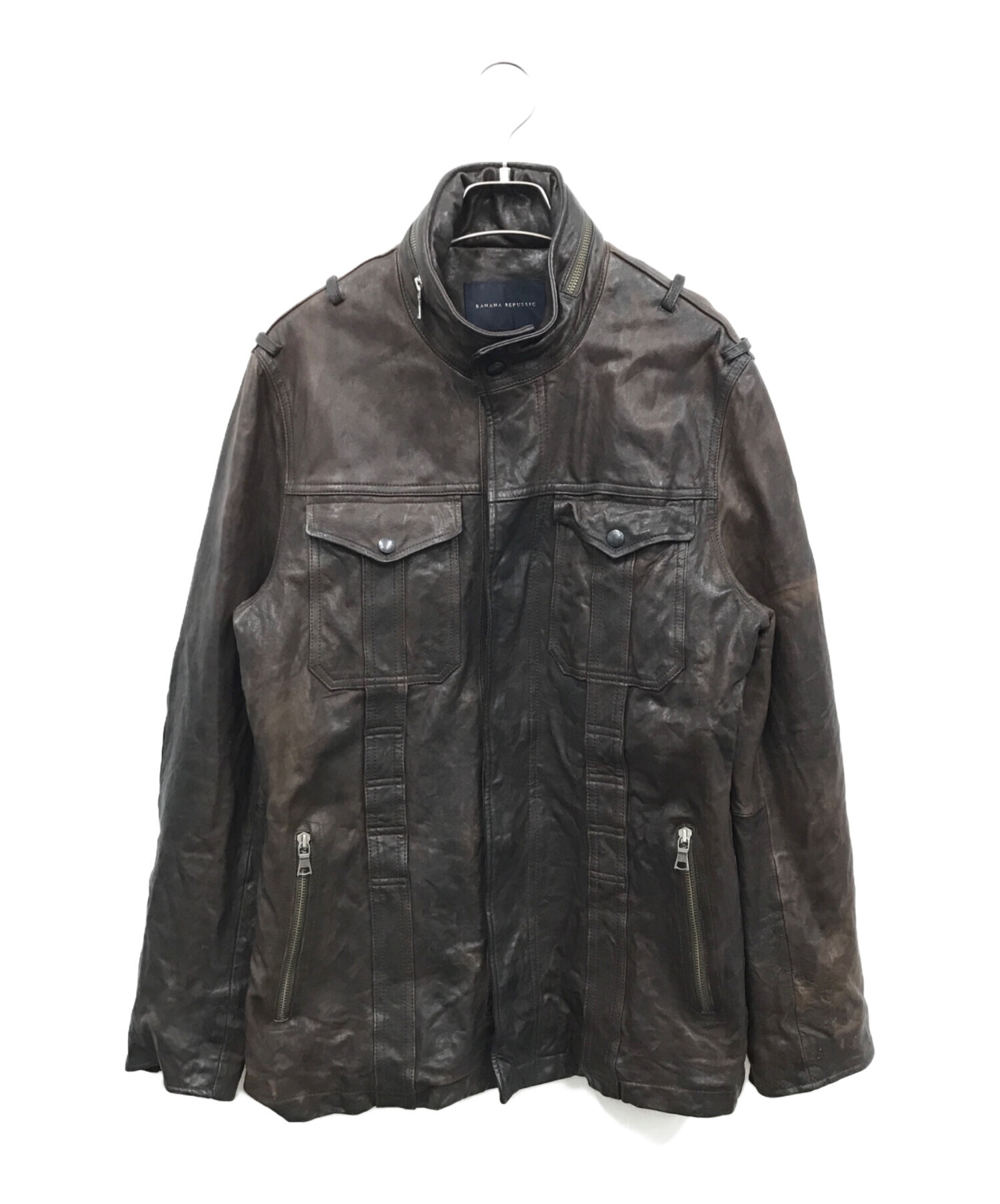 中古・古着通販】BANANA REPUBLIC (バナナリパブリック) レザー 