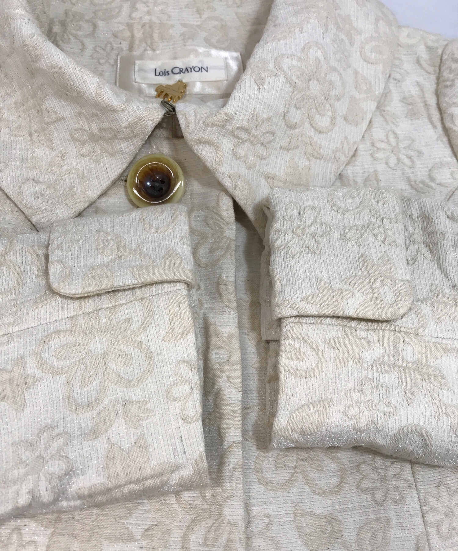 中古・古着通販】Lois CRAYON (ロイスクレヨン) ジャガードコート