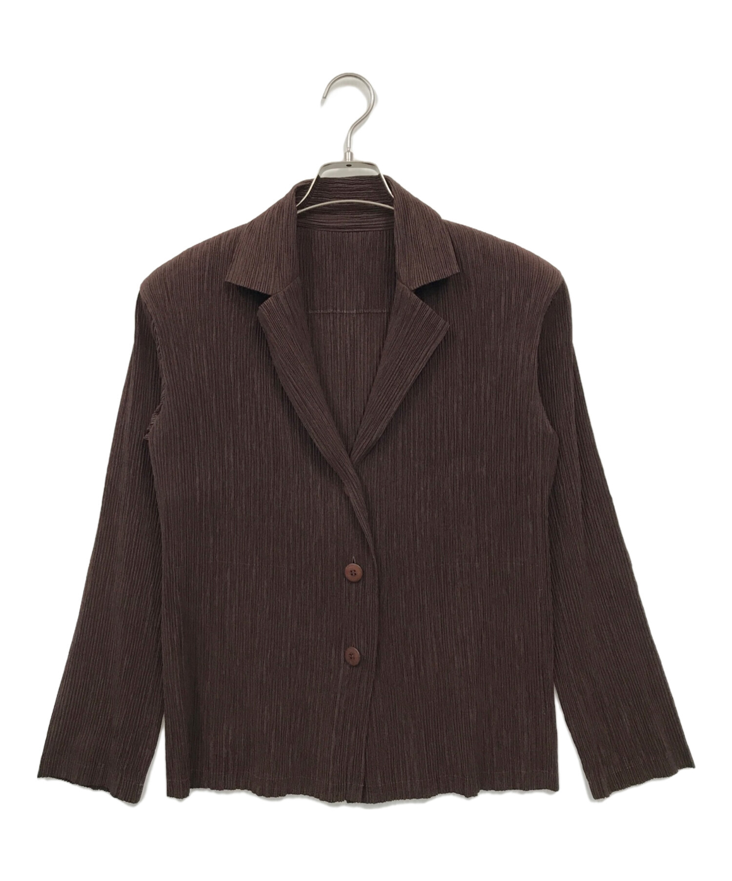 ISSEY MIYAKE ホワイトレーベル ブラウン トップス