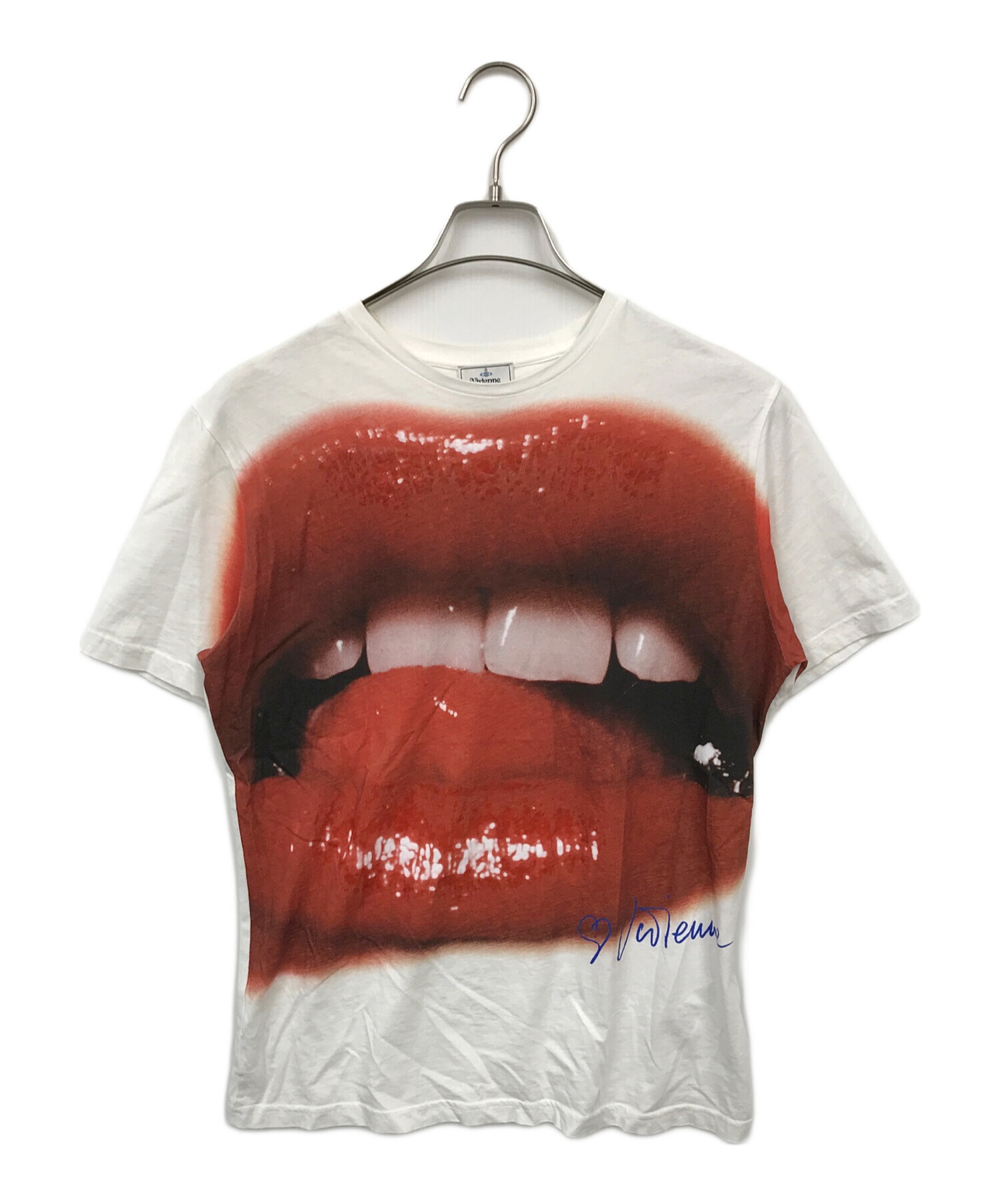 90年代 ヴィヴィアン・ウエストウッド フェイスプリント Tシャツ メンズ