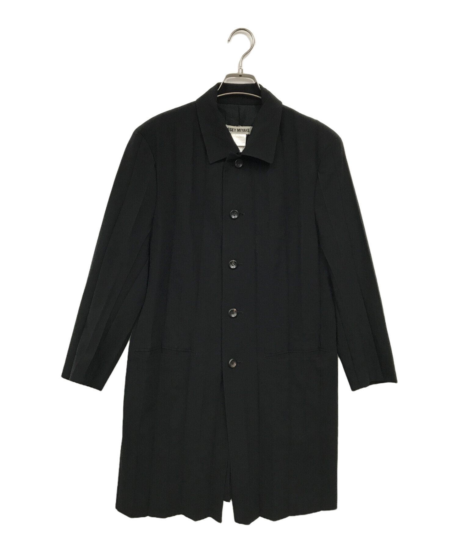 中古・古着通販】ISSEY MIYAKE (イッセイミヤケ) プリーツコート 