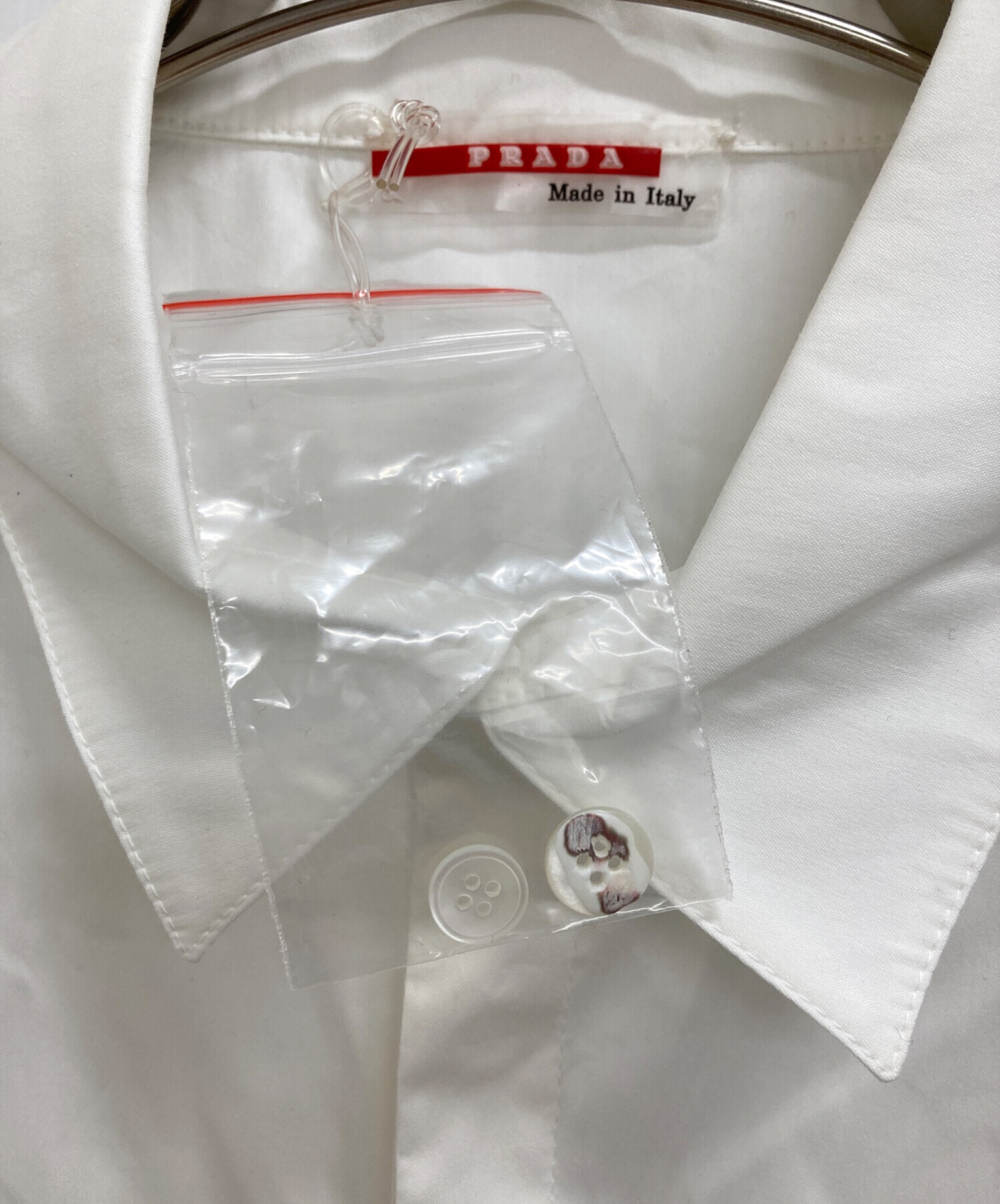 中古・古着通販】PRADA SPORTS (プラダスポーツ) 半袖シャツ ホワイト
