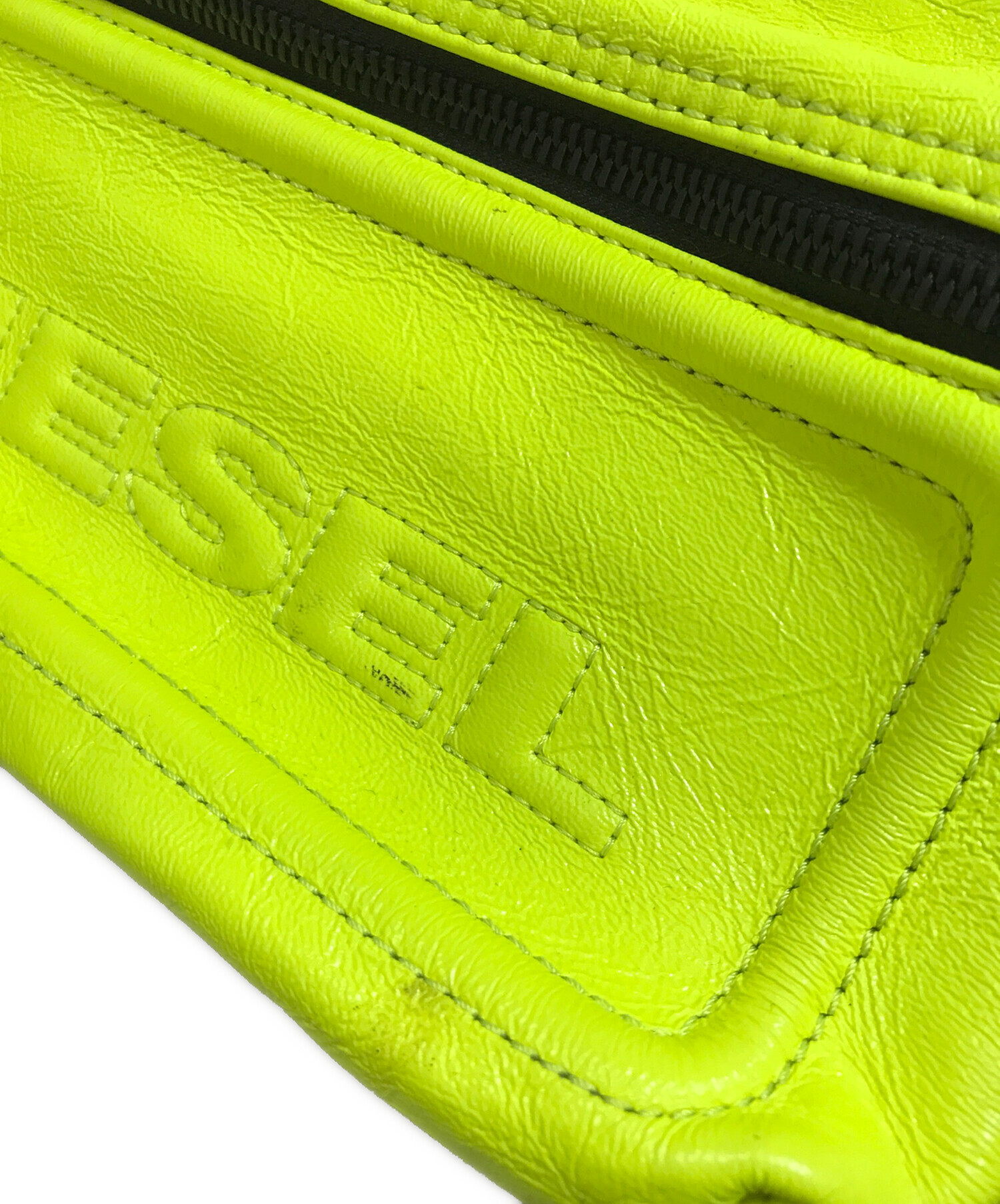 ディーゼル　レザー　バック　希少 中古・古着通販】DIESEL (ディーゼル) ショルダーバッグ 黄緑