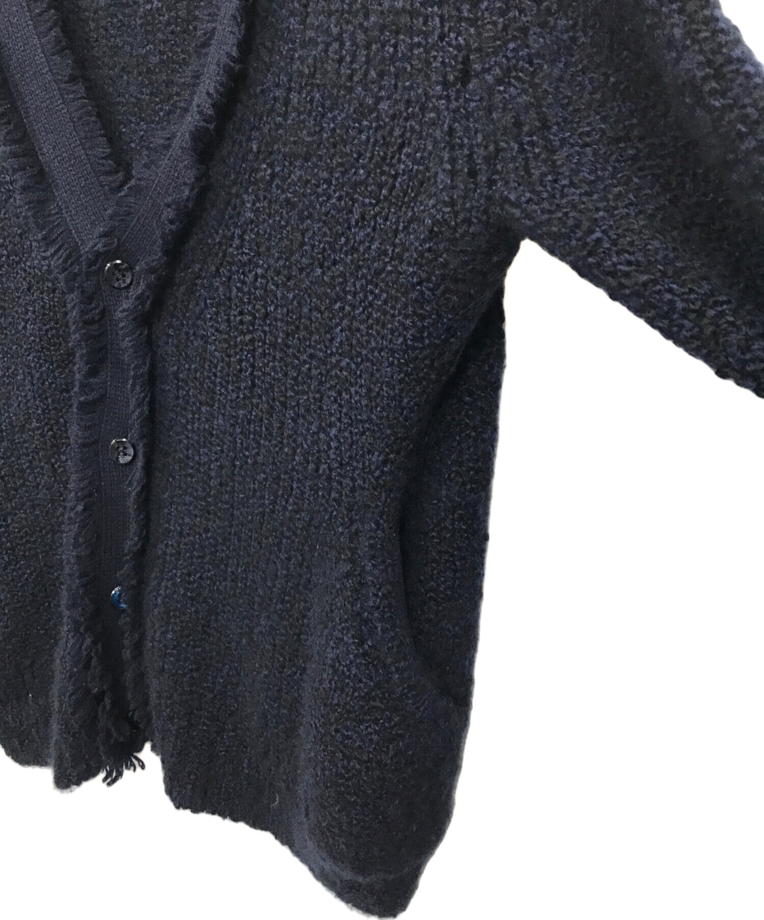 中古・古着通販】DRAWER (ドゥロワー) カシミヤシルクフリンジ