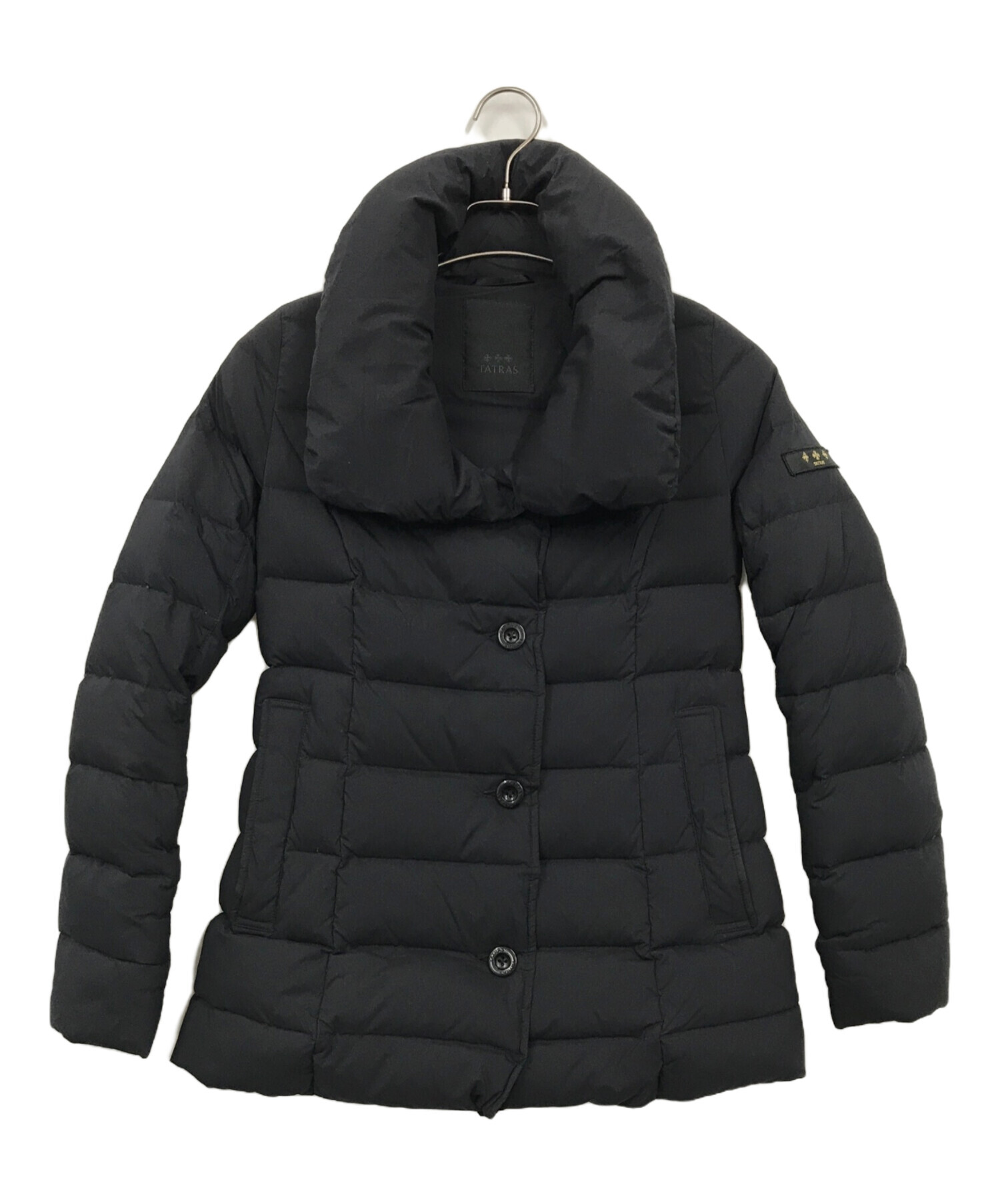 TATRAS ダウン ブラック01 中古・古着通販】TATRAS (タトラス) ダウンジャケット ブラック サイズ