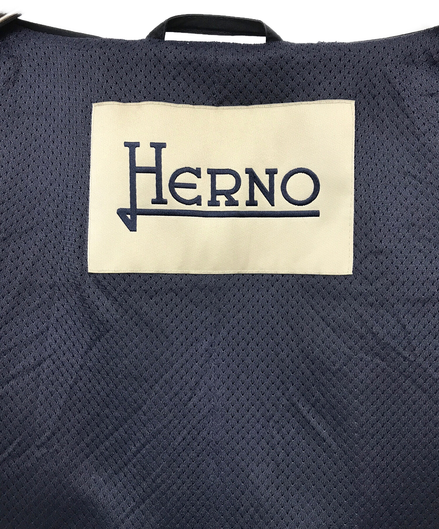 中古・古着通販】HERNO (ヘルノ) ナイロンコート ネイビー サイズ:42