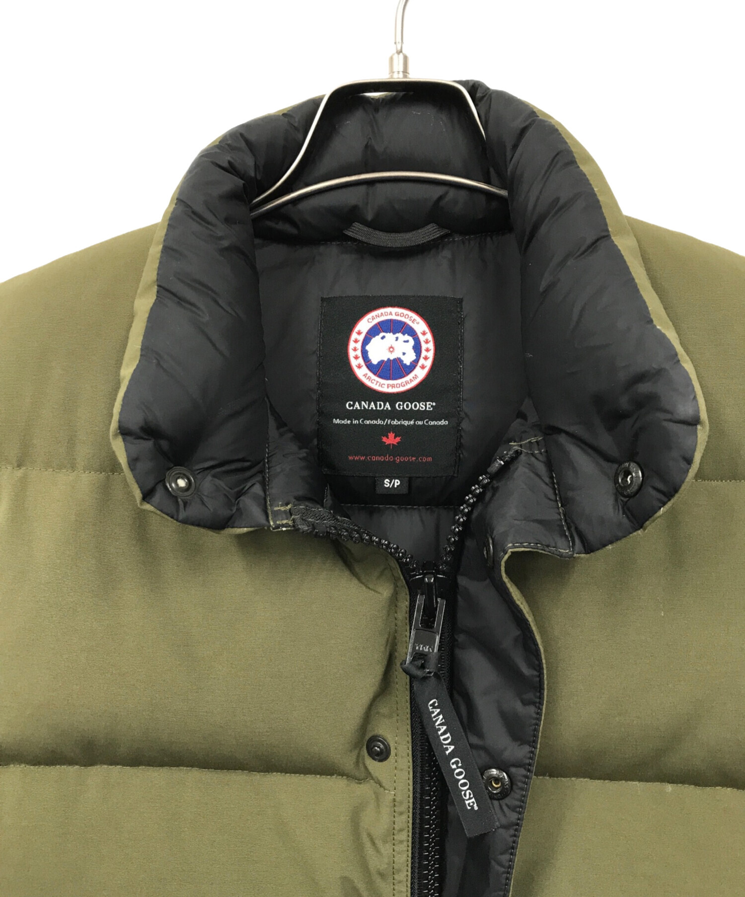 CANADA GOOSE ダウンベスト S/P オリーブ 【公式通販】