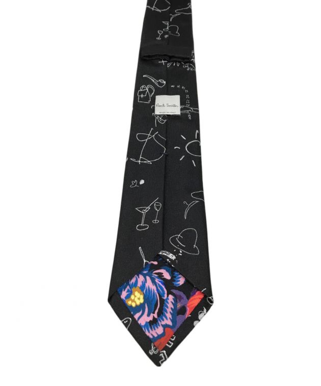 中古・古着通販】PAUL SMITH (ポールスミス) ネクタイ ブラック サイズ 