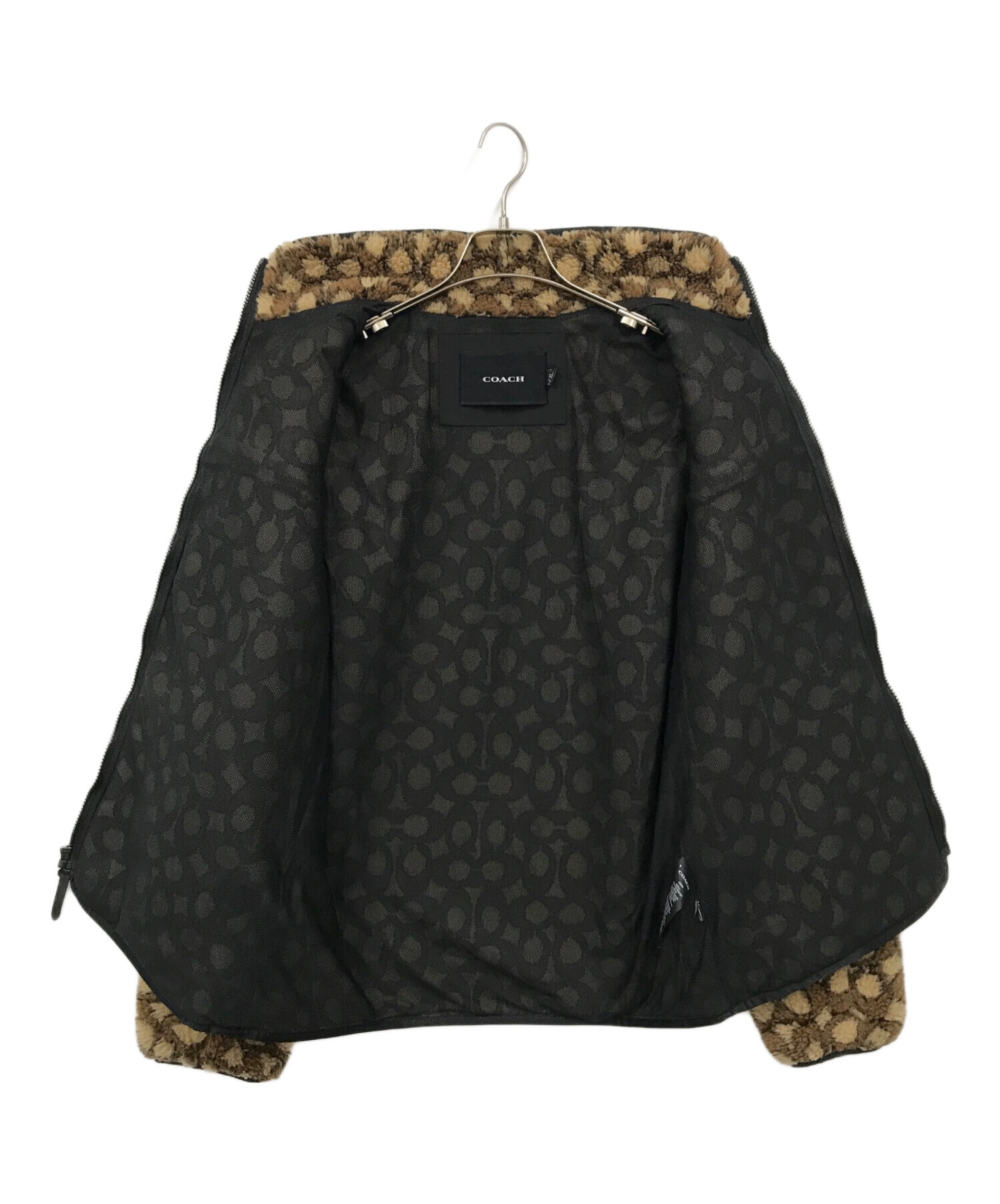 美品 COACH コーチ シグネチャー ジャケット M ブルゾン 薄手 