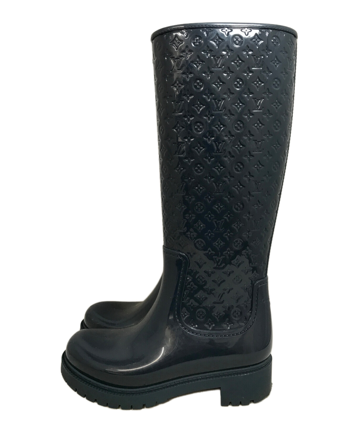 ルイヴィトン レインブーツ 中古・古着通販】LOUIS VUITTON (ルイ ヴィトン) レインブーツ