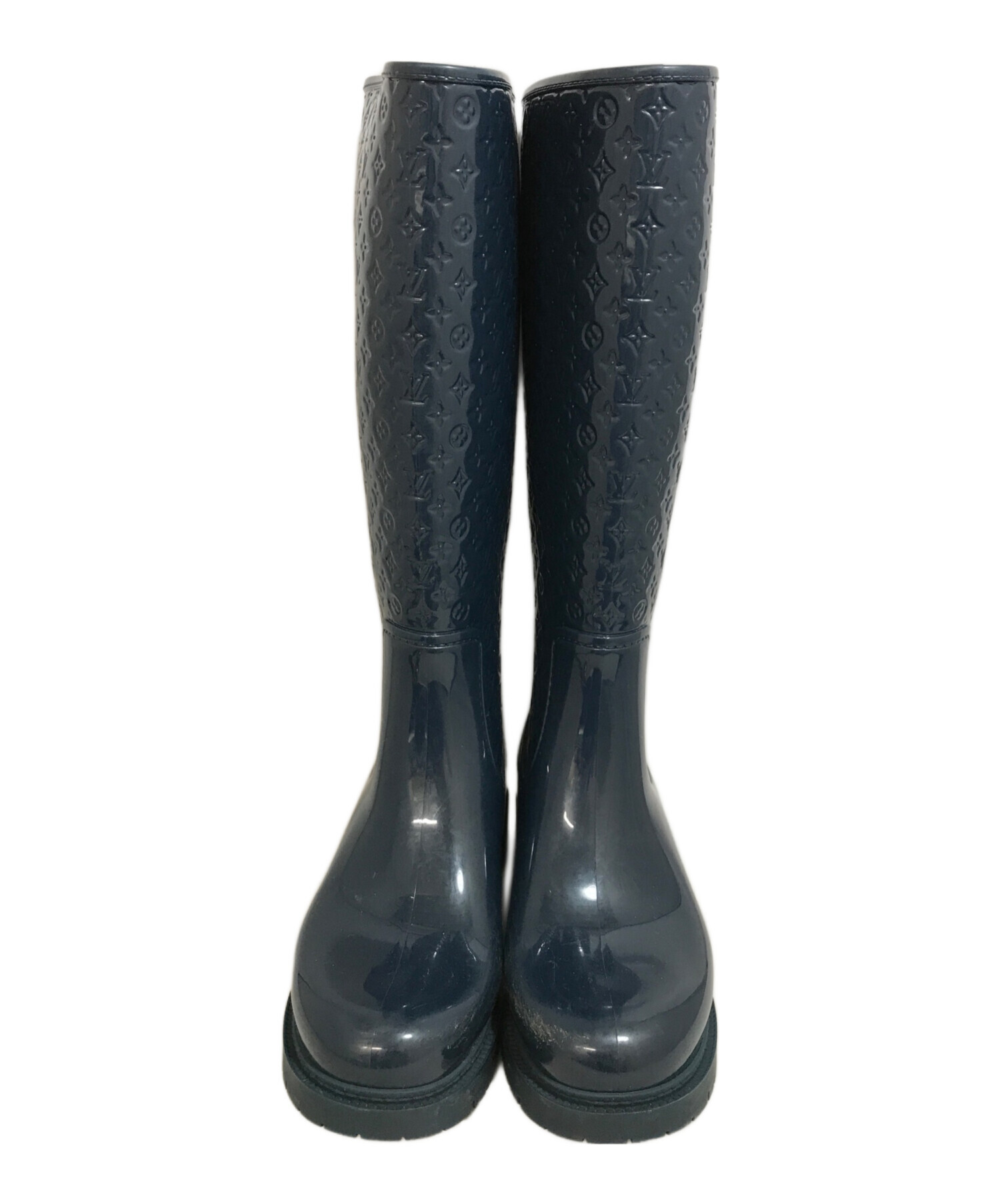 LOUIS VUITTON  レインブーツ size40 中古・古着通販】LOUIS VUITTON (ルイ ヴィトン) レインブーツ