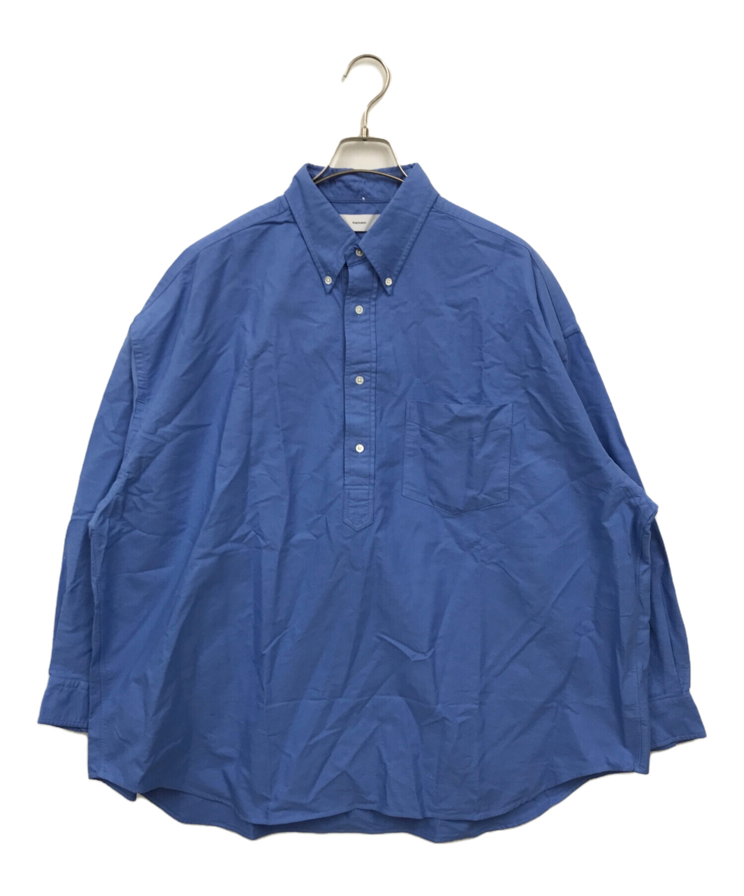 中古・古着通販】Graphpaper (グラフペーパー) POシャツ ブルー サイズ 