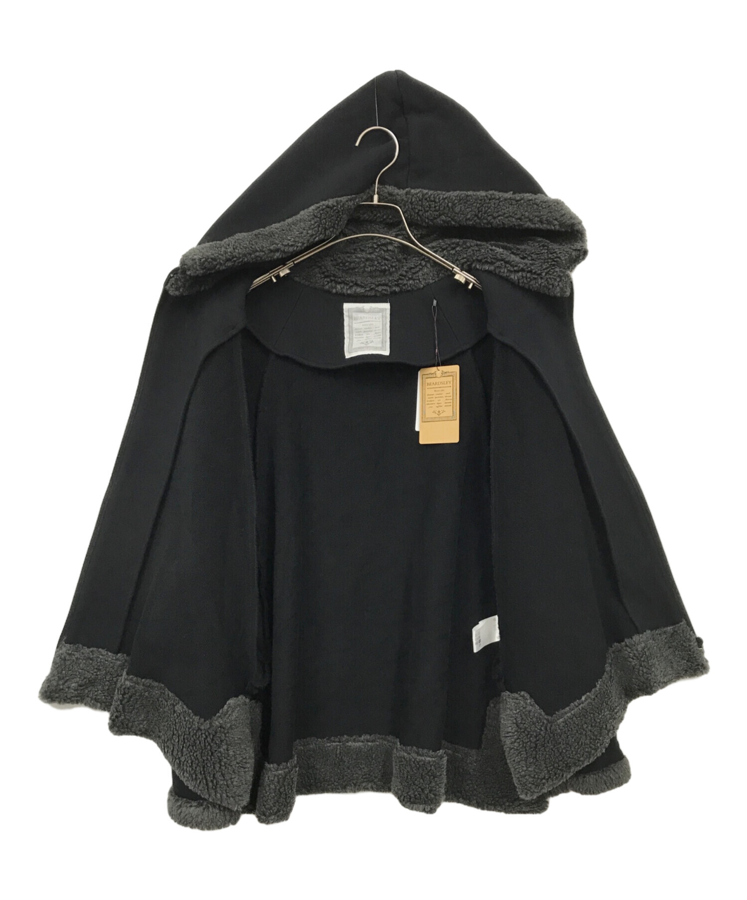 中古・古着通販】BEARDSLEY (ビアズリー) ボアポンチョパーカー