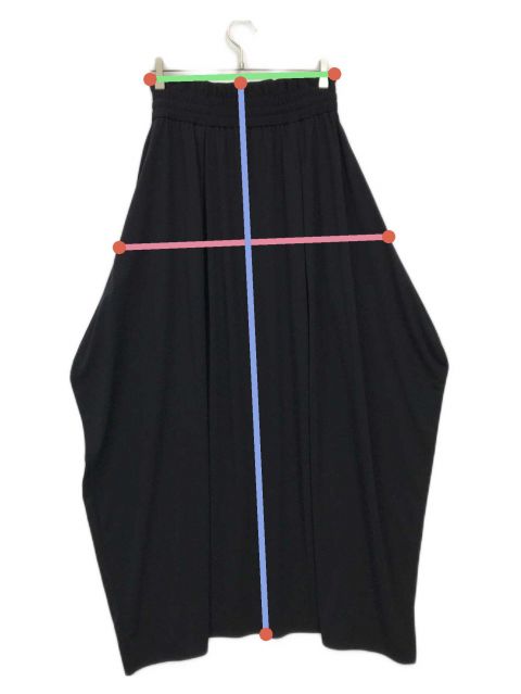 中古・古着通販】IORE (不明) MELT SKIRT ネイビー サイズ:36 未使用品