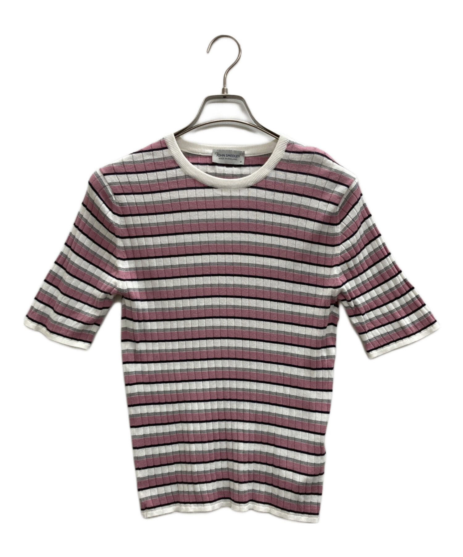 JOHN SMEDLEY ボーダーカットソー Mサイズ