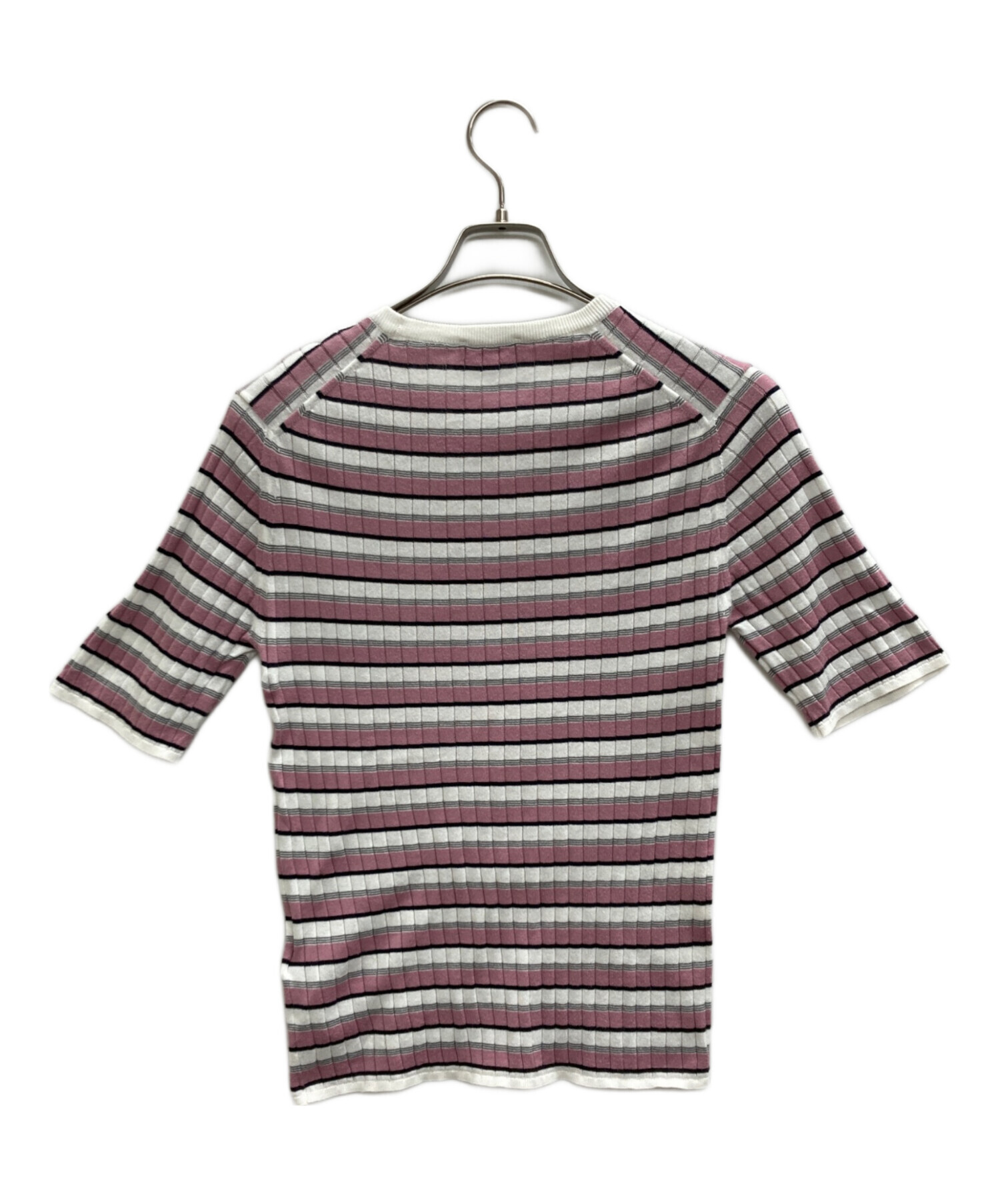 中古・古着通販】JOHN SMEDLEY (ジョンスメドレー) ボーダーニット 