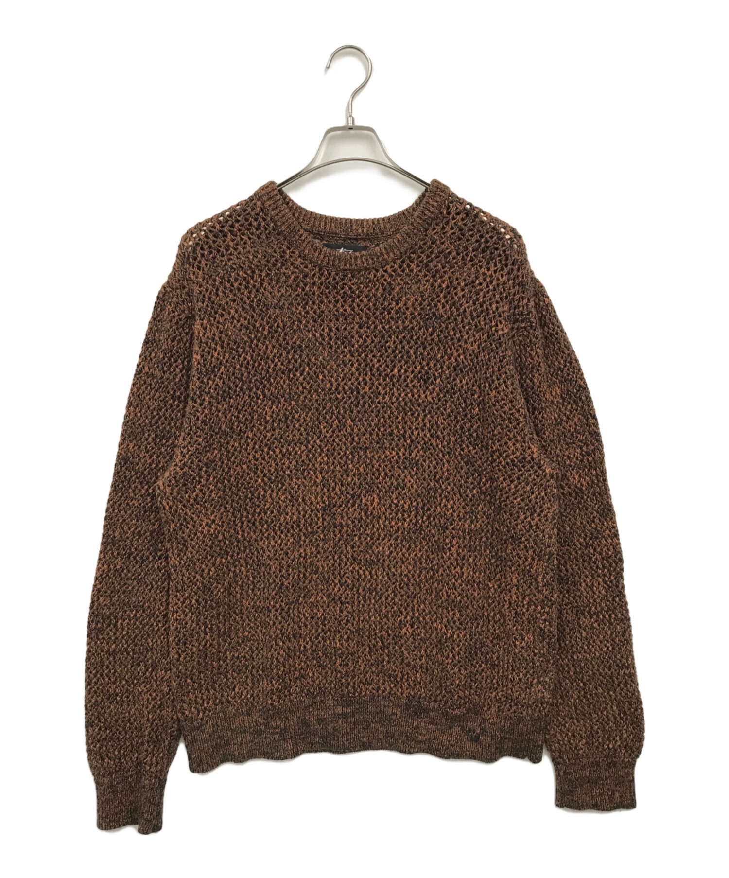 中古・古着通販】stussy (ステューシー) 2 Tone Loose Gauge Sweater 