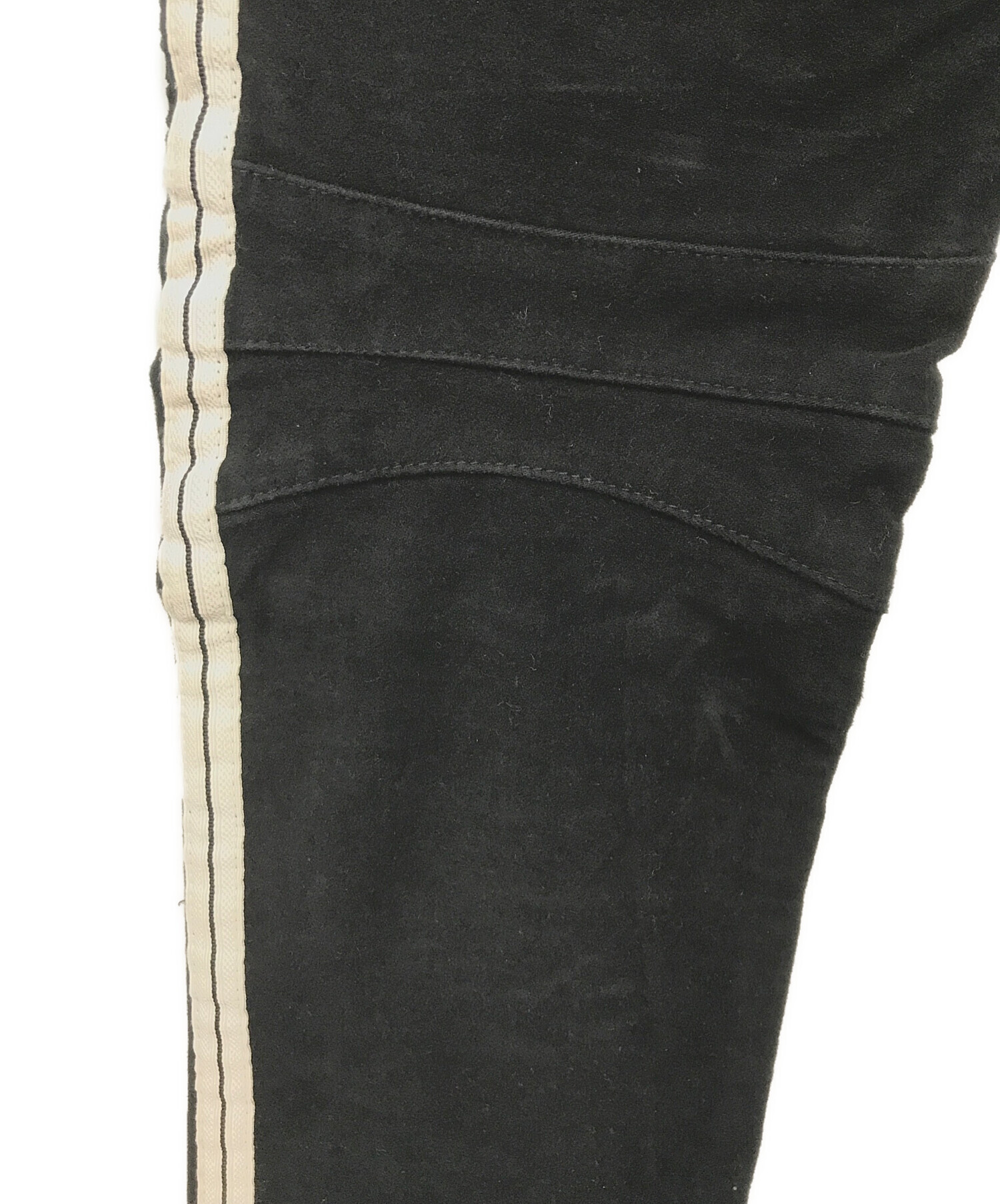 中古・古着通販】BALMAIN (バルマン) バイカーパンツ ブラック サイズ 