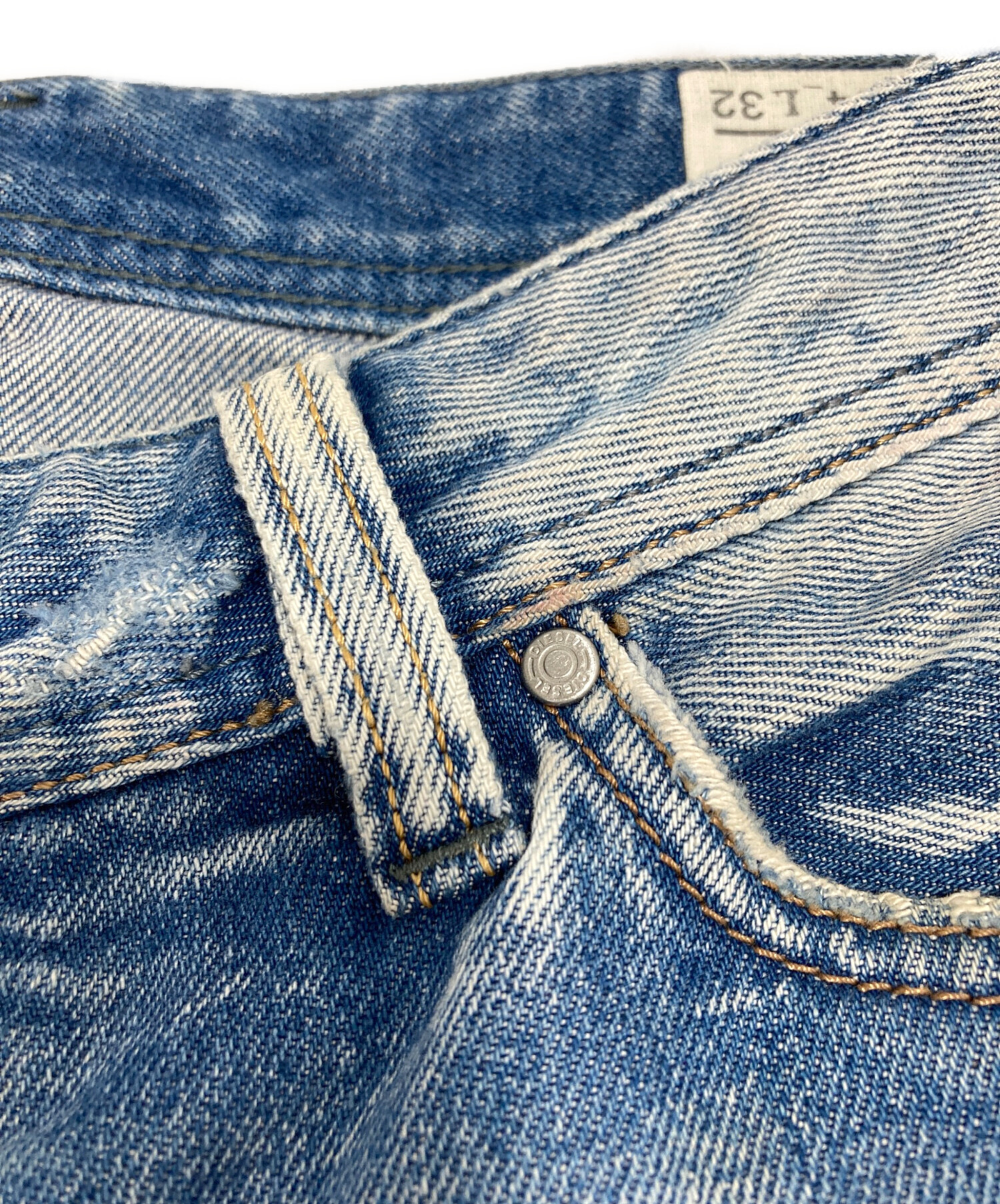 中古・古着通販】DIESEL (ディーゼル) ポケット刺繍デニムパンツ 