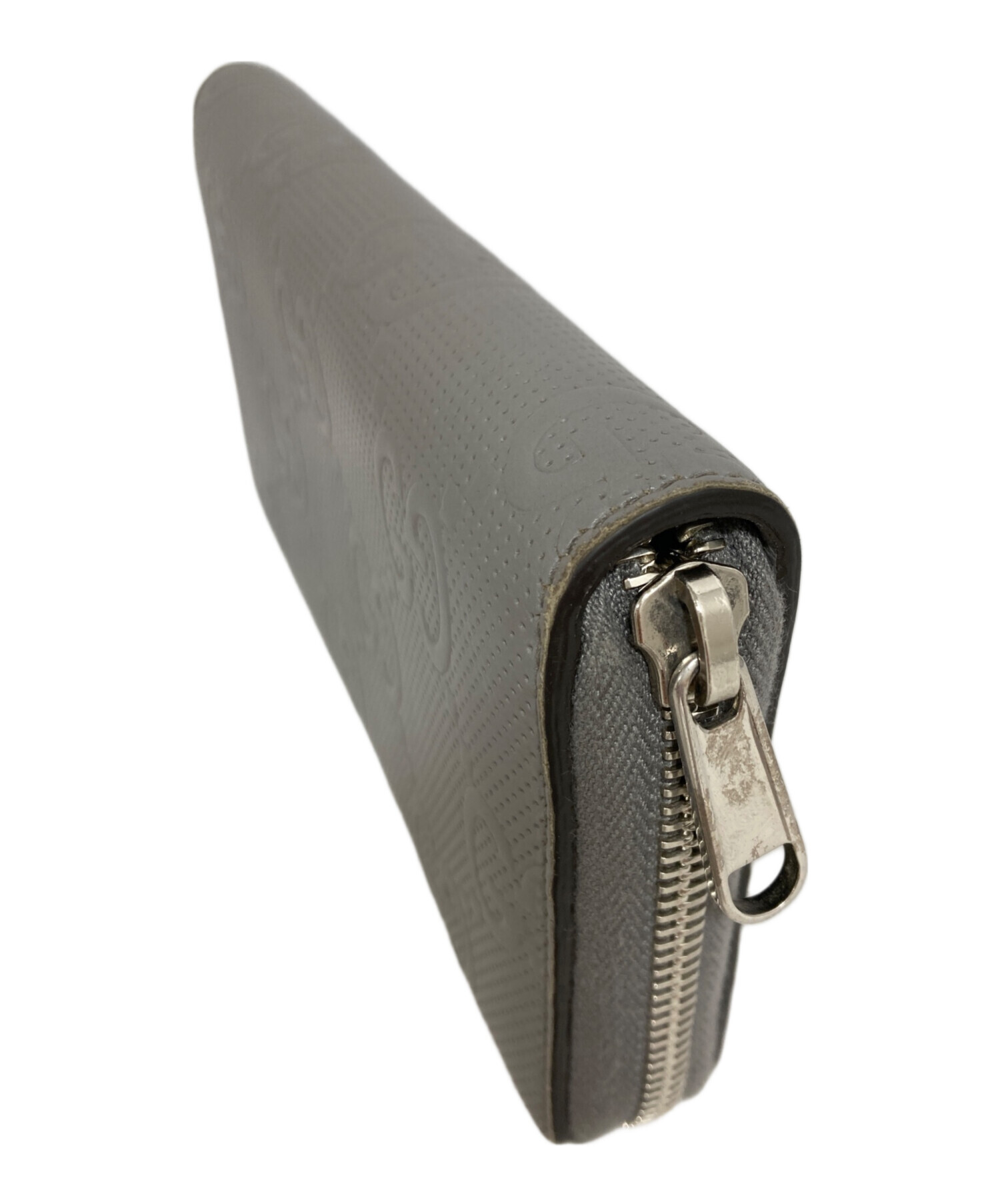 GUCCI グッチ　GGエンボスミニウォレット 中古・古着通販】GUCCI (グッチ) GGエンボスアラウンドジップ