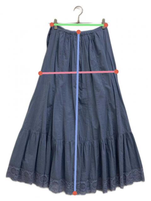 中古・古着通販】CASA FLINE (カーサフライン) フレアスカート ブルー