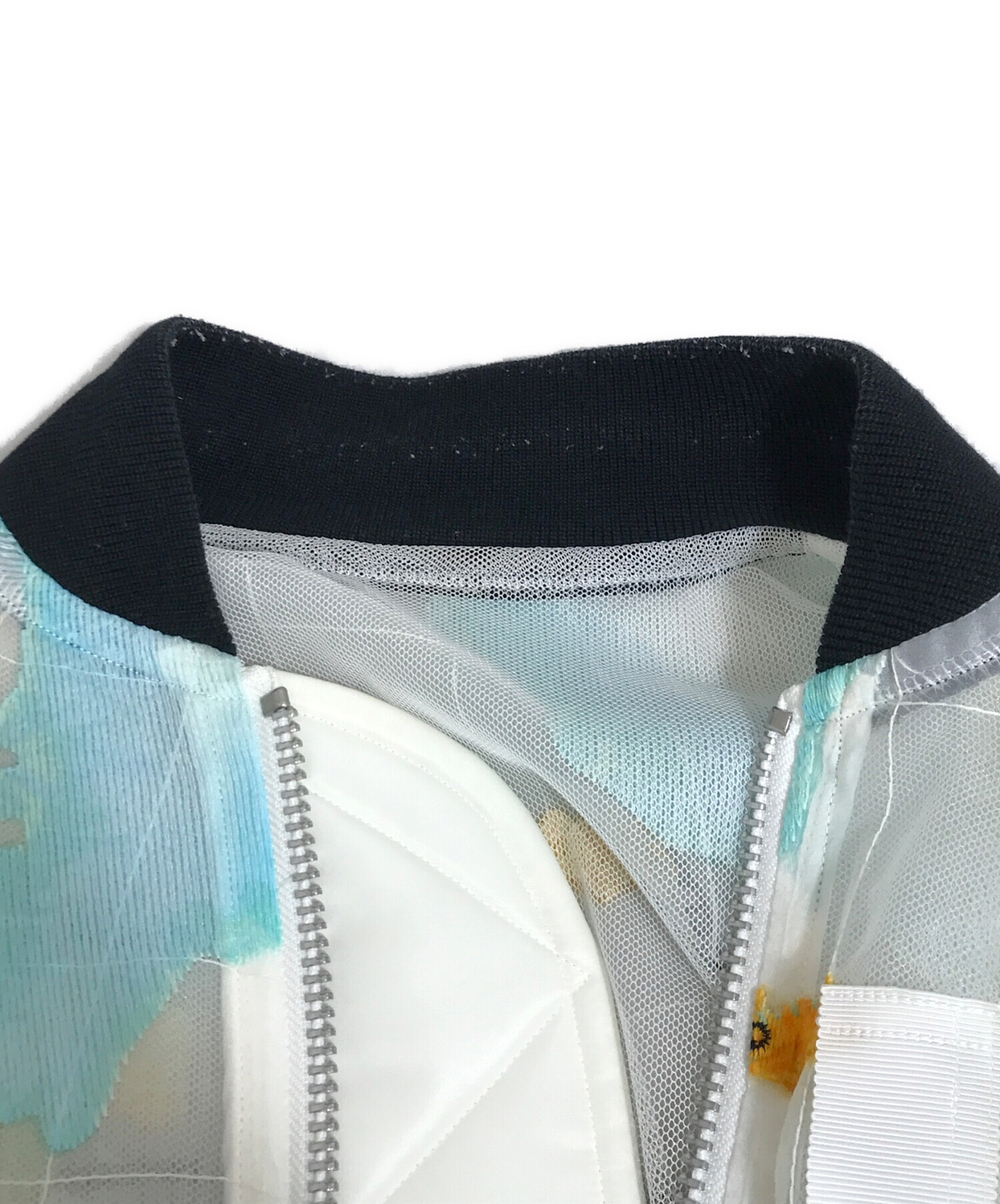 中古・古着通販】sacai (サカイ) WORLD MAP BLOUSON ホワイト サイズ:1