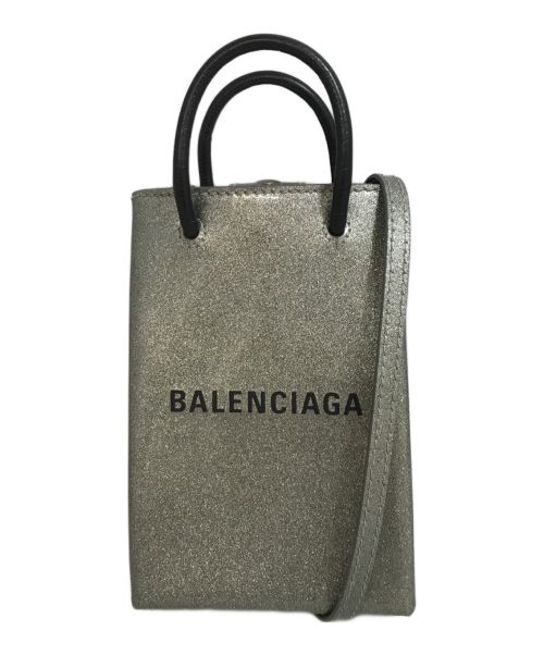 【Rare＆Vintage ARCHIVE】BALENCIAGA バレンシアガ/フォンフォルダー/ショルダーバッグ/メタリック/693805/SAランク/84【中古】 BALENCIAGA（バレンシアガ） バレンシアガ/フォンフォルダー