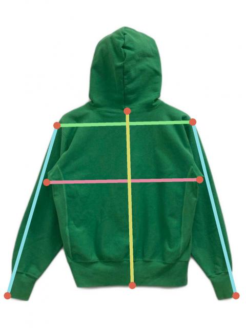 中古・古着通販】AURALEE (オーラリー) プルオーバーパーカー グリーン